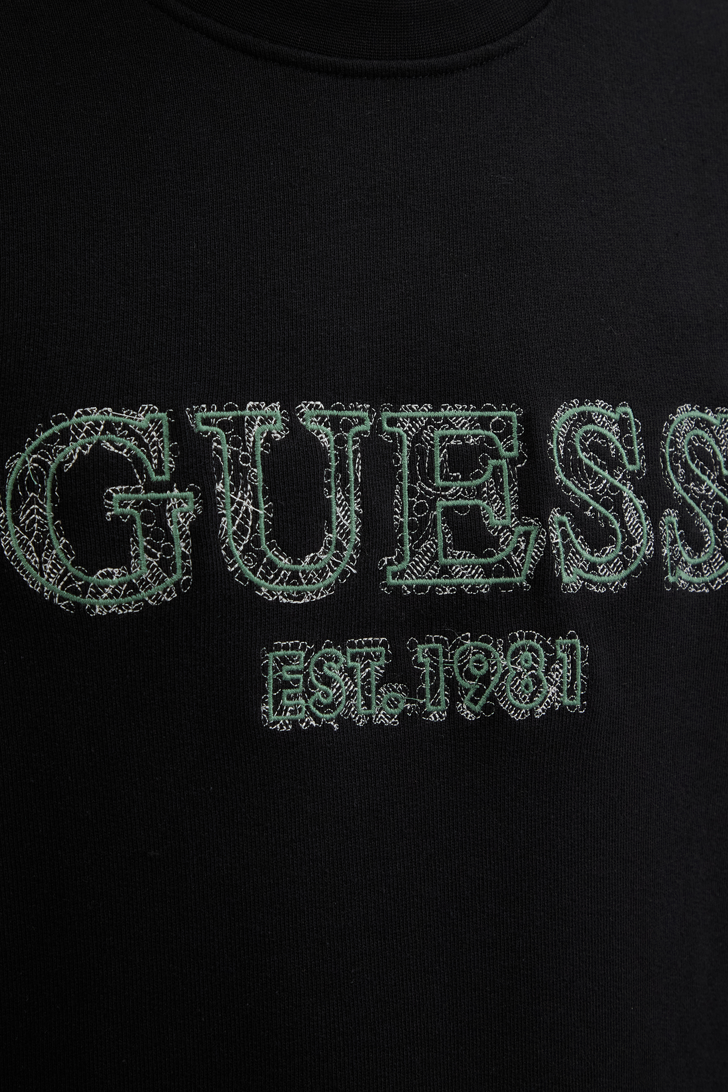 Чоловічий чорний світшот Guess M5RQ15.KCN01;JBLK
