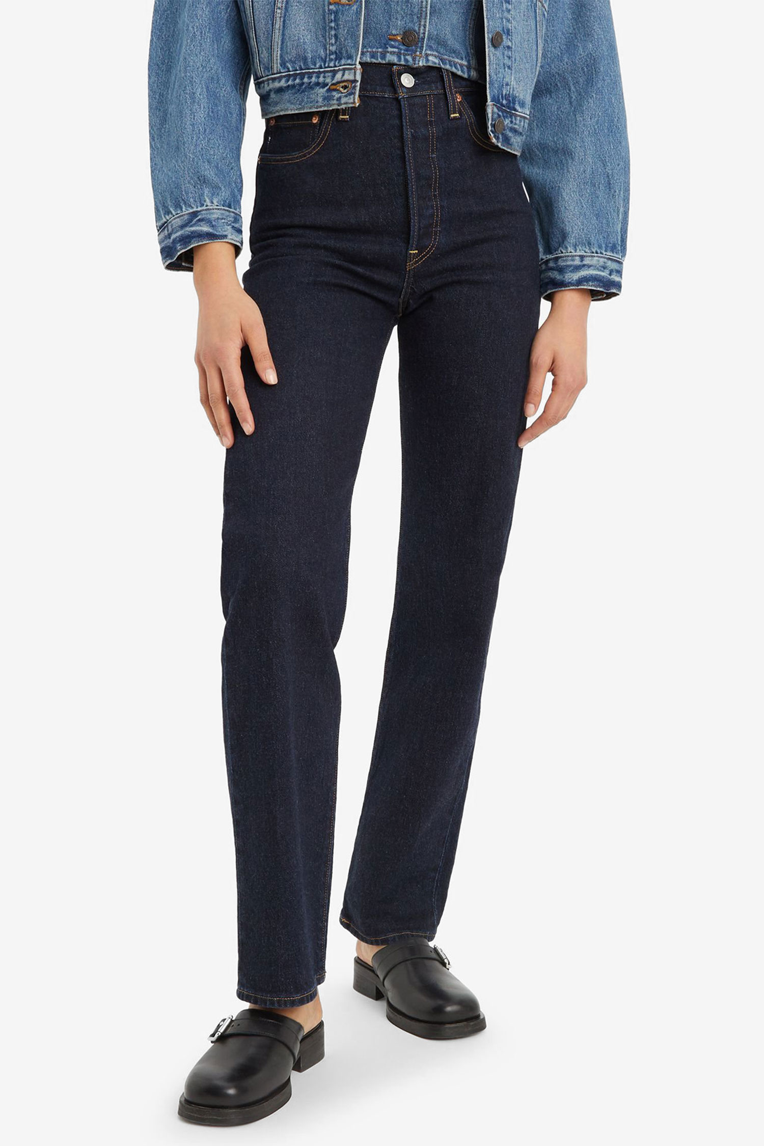 Жіночі темно-сині джинси Ribcage Full Length Levi’s® 79078;0014