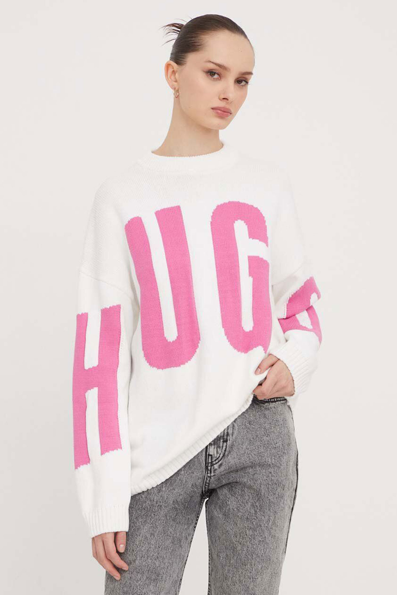 Жіночий білий светр HUGO 50507955;102