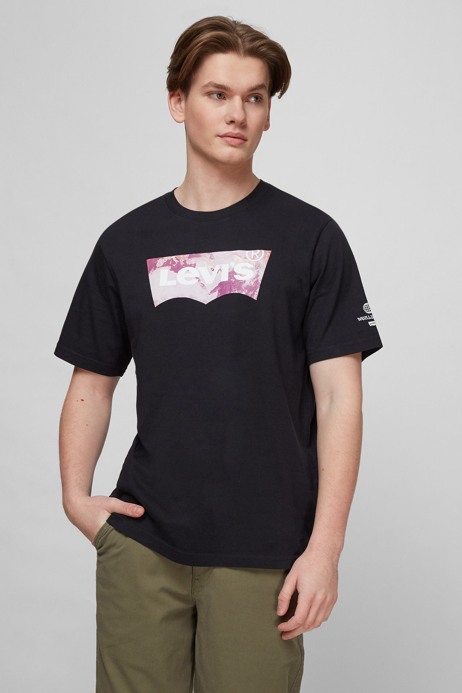 Чорна футболка для хлопців Levi’s® 16143;0438