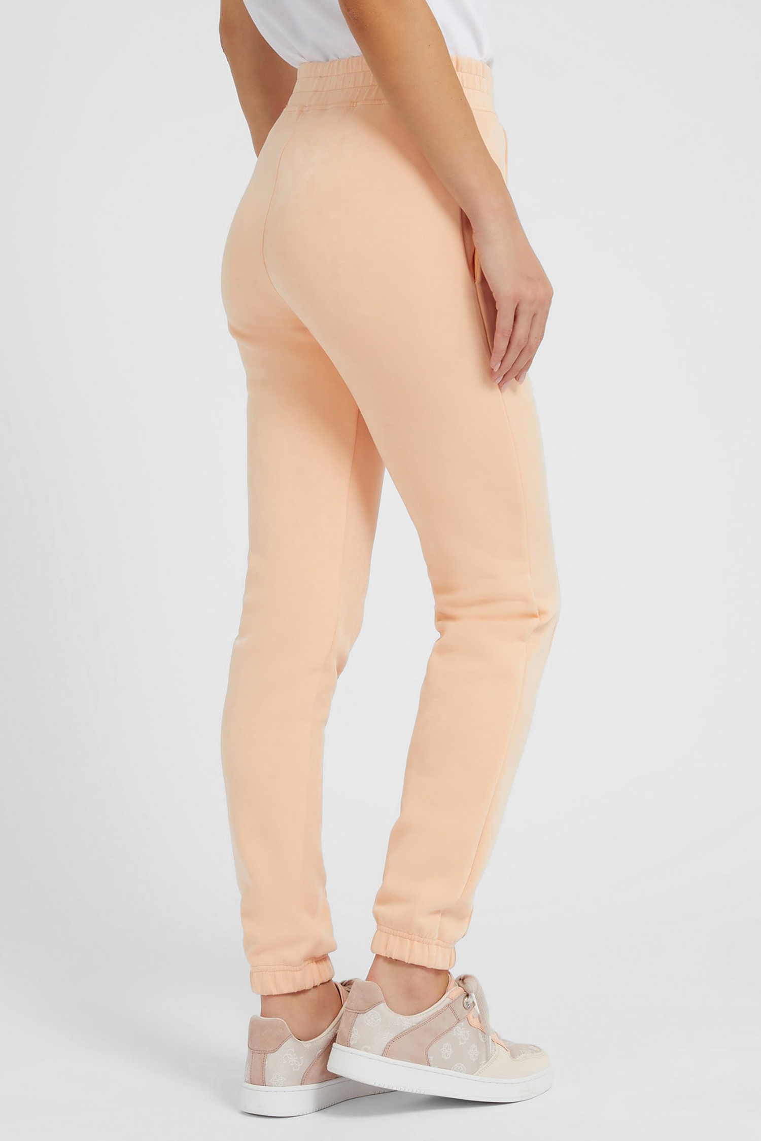 Женские персиковые спортивные брюки Guess V2BB03.KBC00;A60Q