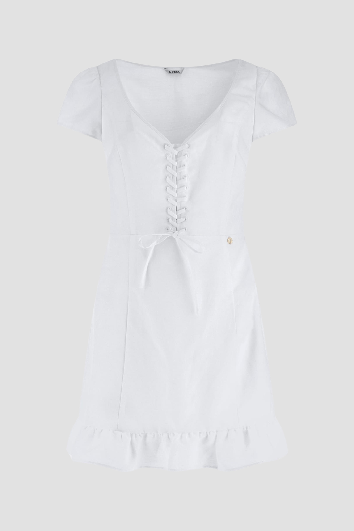 Женское белое платье Guess W4GK98.WG7B0;G011