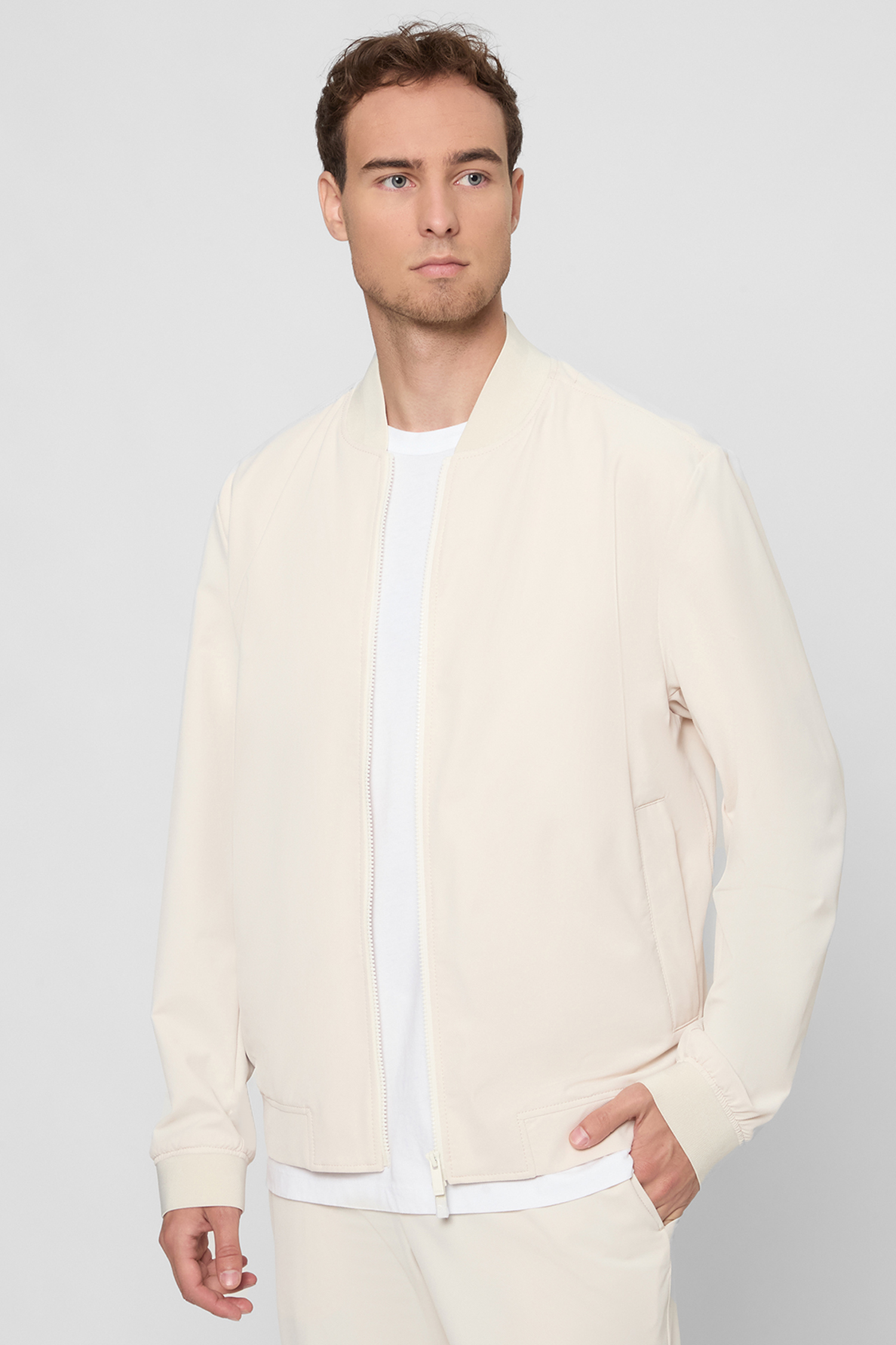 Мужской бежевый бомбер BOSS 50545795;131