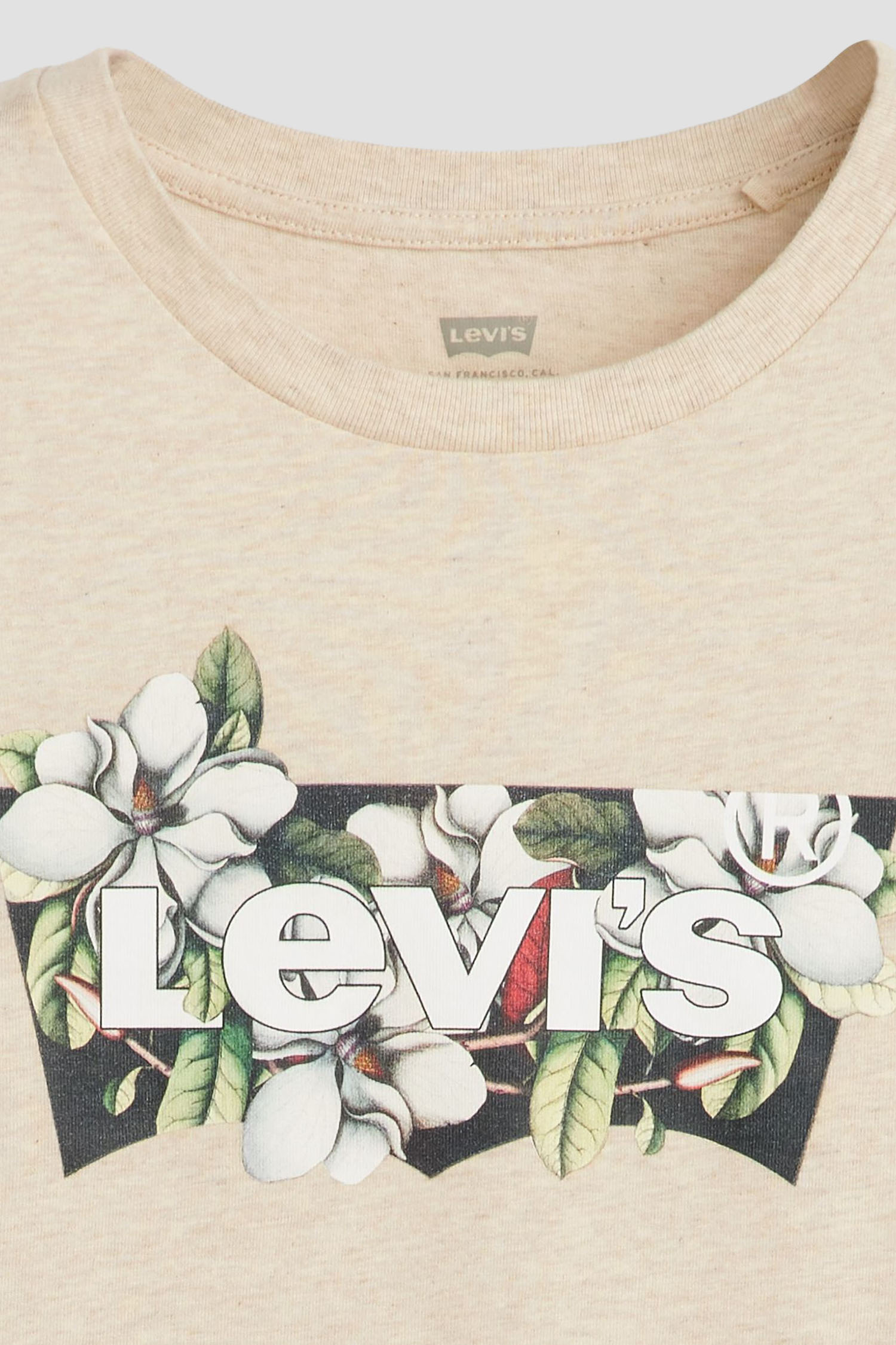 Женская бежевая футболка Levi’s® 17369;3184