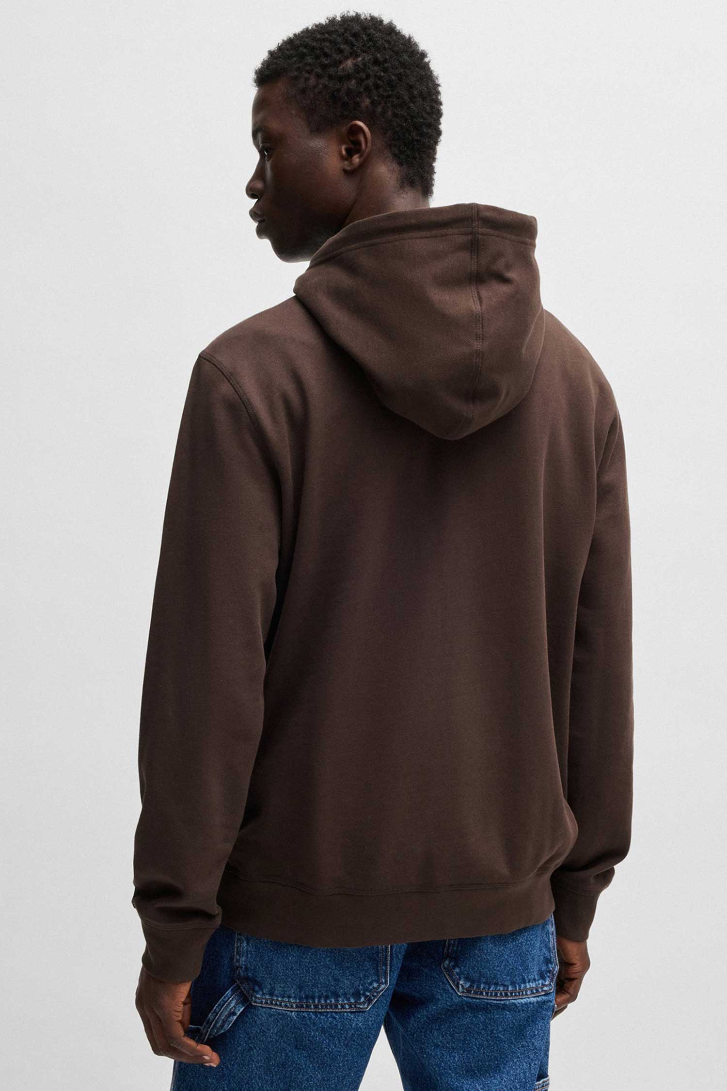 Мужское коричневое худи BOSS 50509314;248