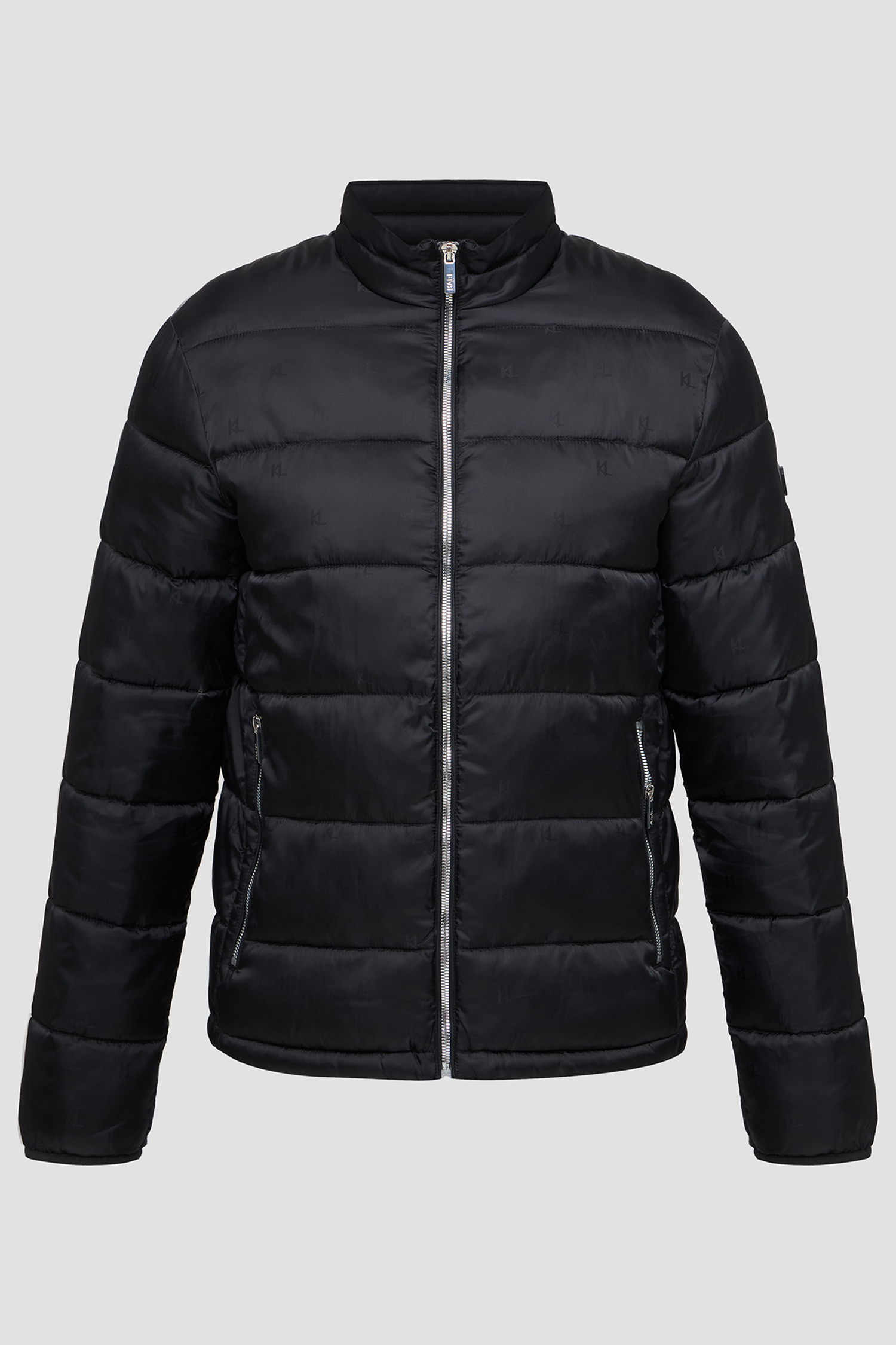 Мужская черная куртка с узором Karl Lagerfeld 563592.505021;990