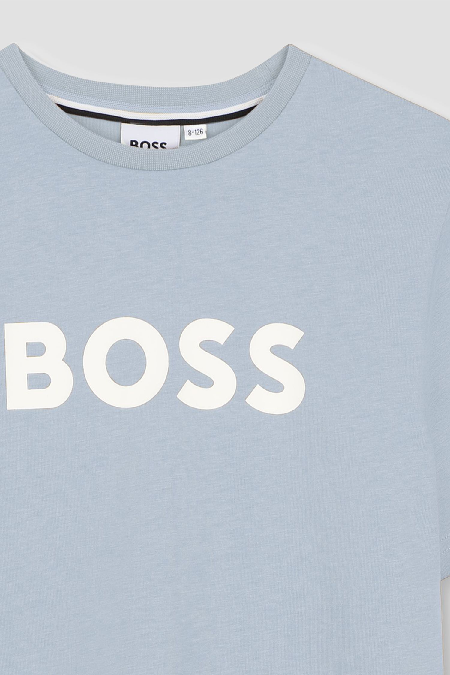 Дитяча блакитна футболка BOSS kids J52711;78K