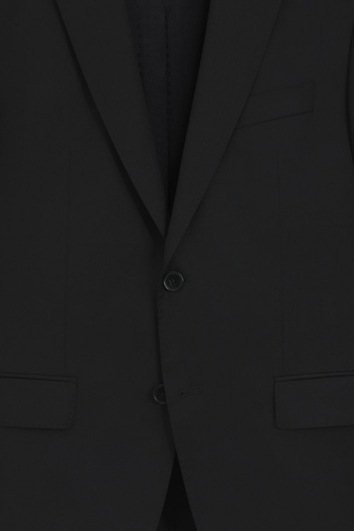 Мужской черный шерстяной пиджак BOSS 50469172;001