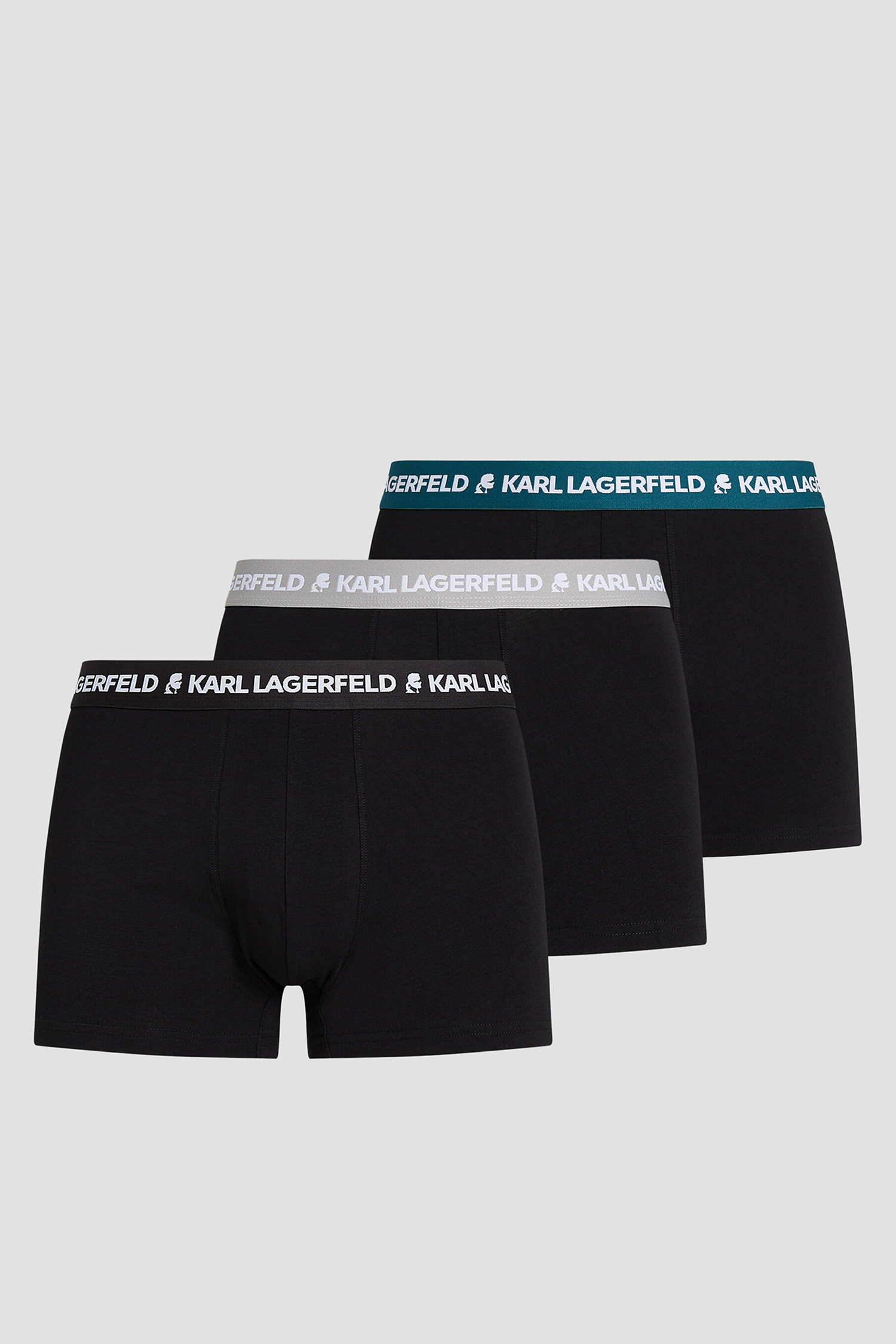 Мужские черные боксеры (3 шт) Karl Lagerfeld A1M47021;1OE