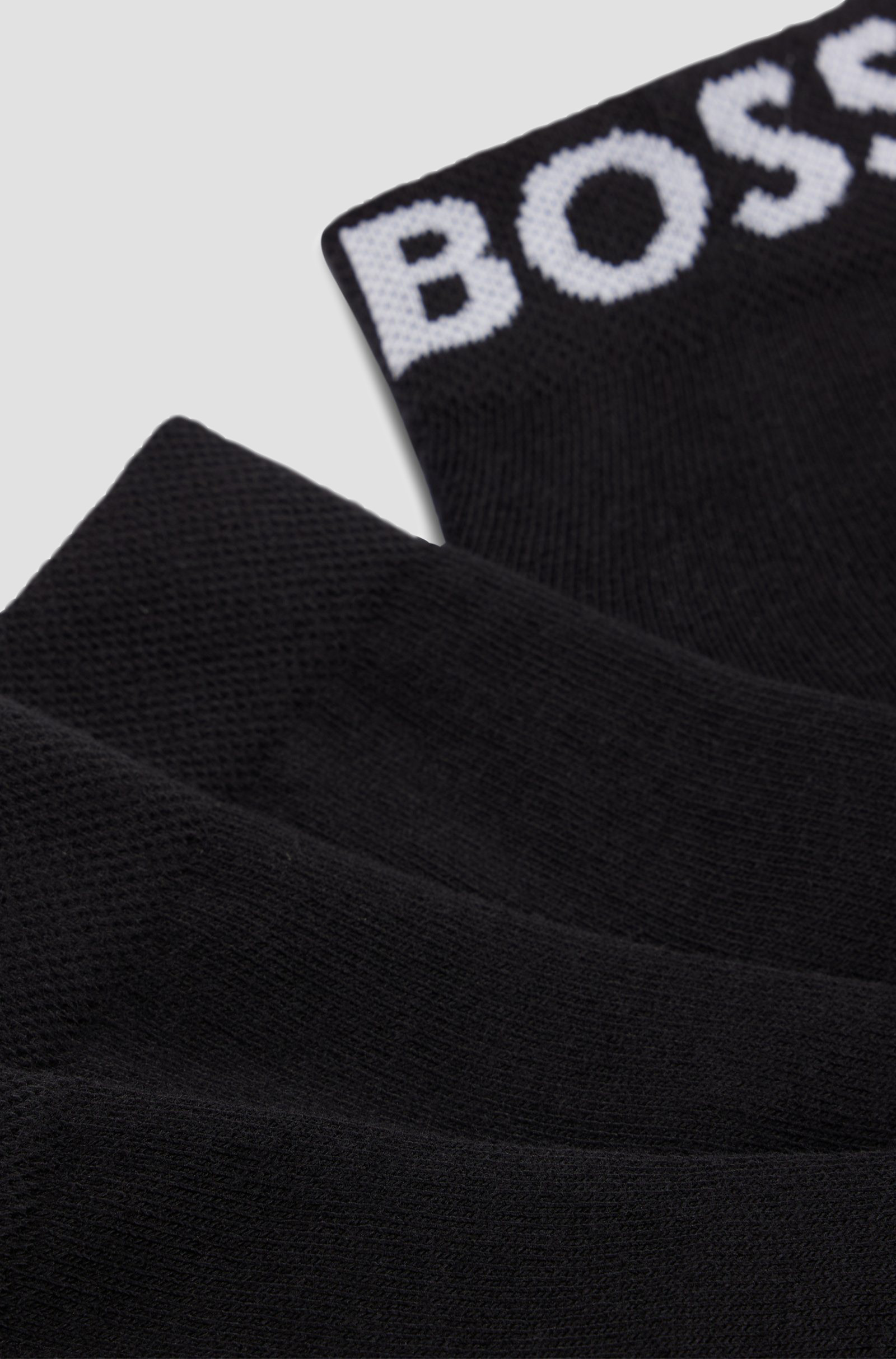 Женские черные носки (2 пары) BOSS 50502066;001