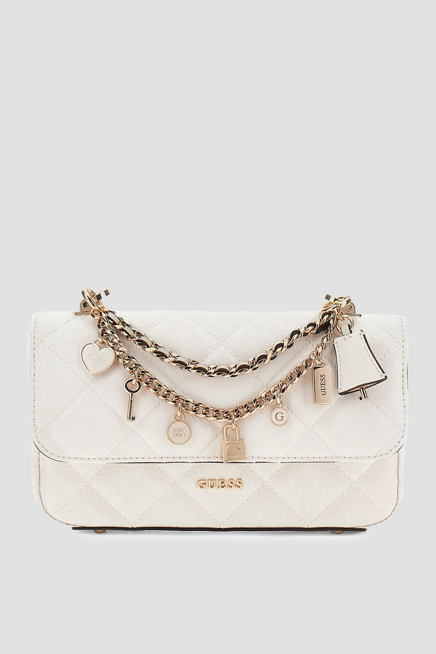 Женская белая сумка Guess HWGG99.12200;OFF
