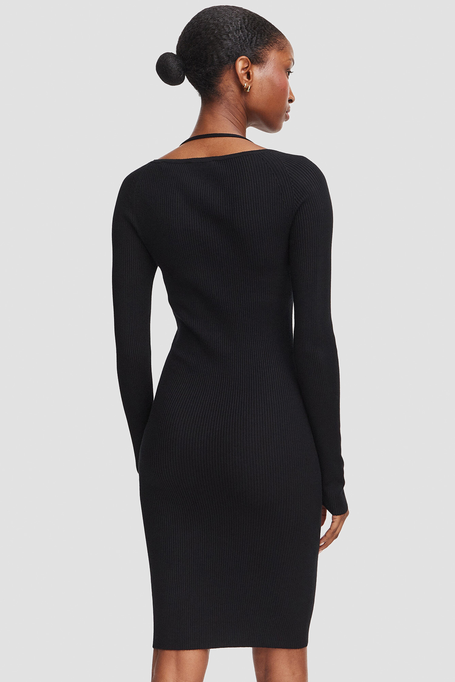 Женское черное платье Guess W6YK33.Z0968;JBLK
