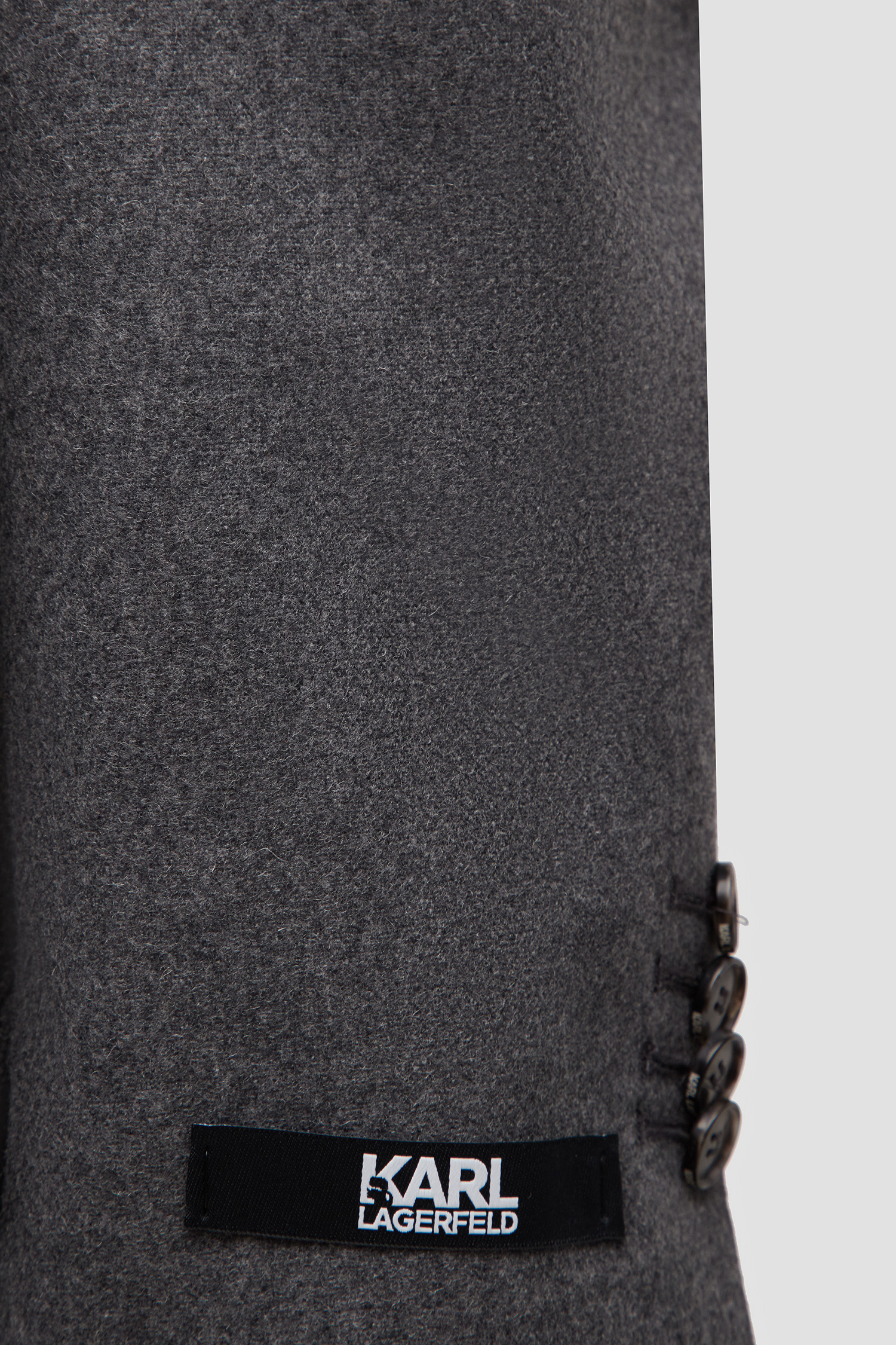 Чоловічий сірий вовняний блейзер Karl Lagerfeld 544001.155280;941