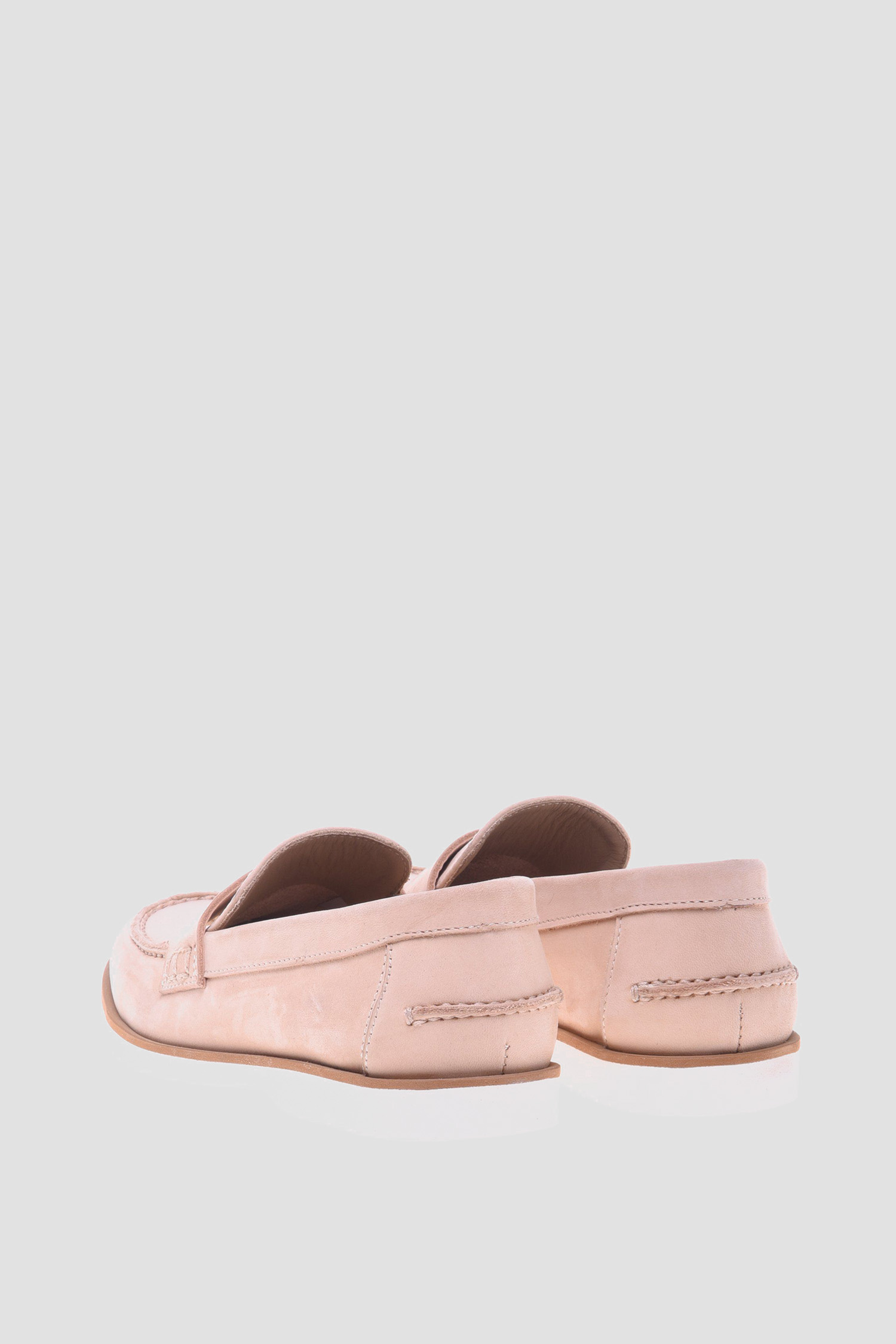 Женские розовые нубуковые лоферы BALDININI D5E217S1NABU;7890