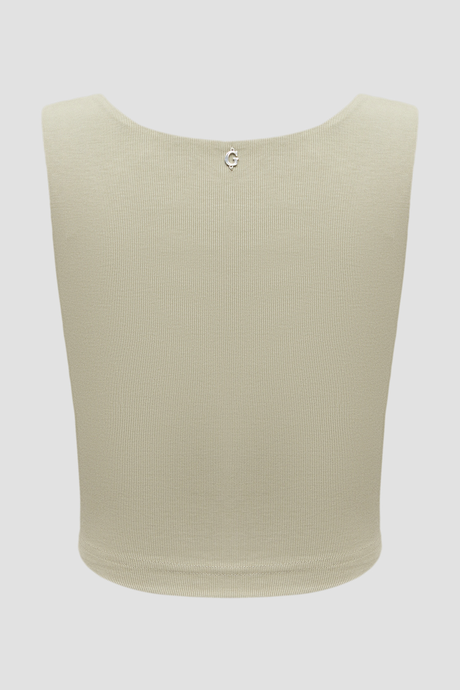 Женский оливковый топ Guess W5GP22.KAQL2;G9D5