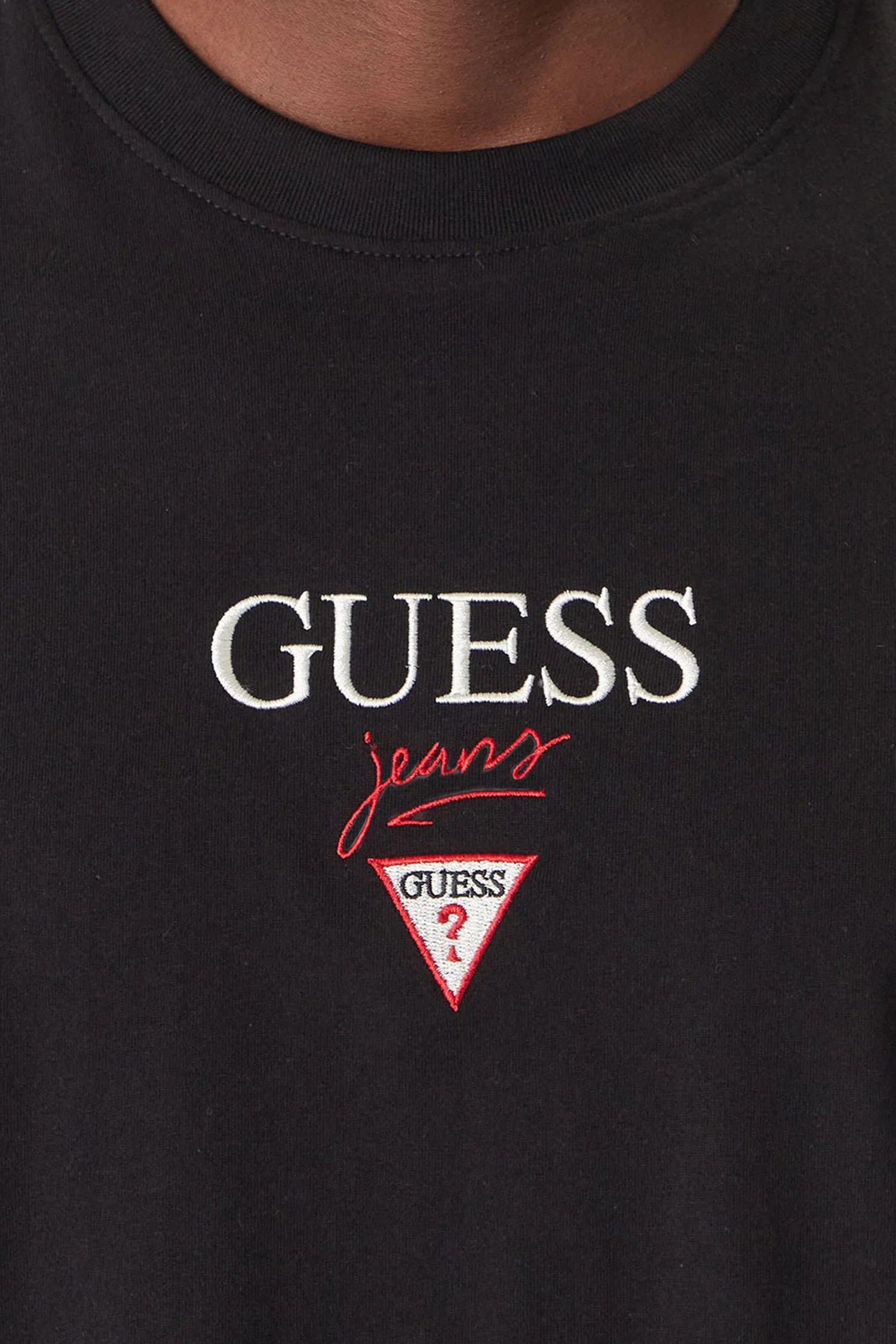 Чоловіча чорна футболка Guess Jeans M6RI45.K8HM0;JBLK