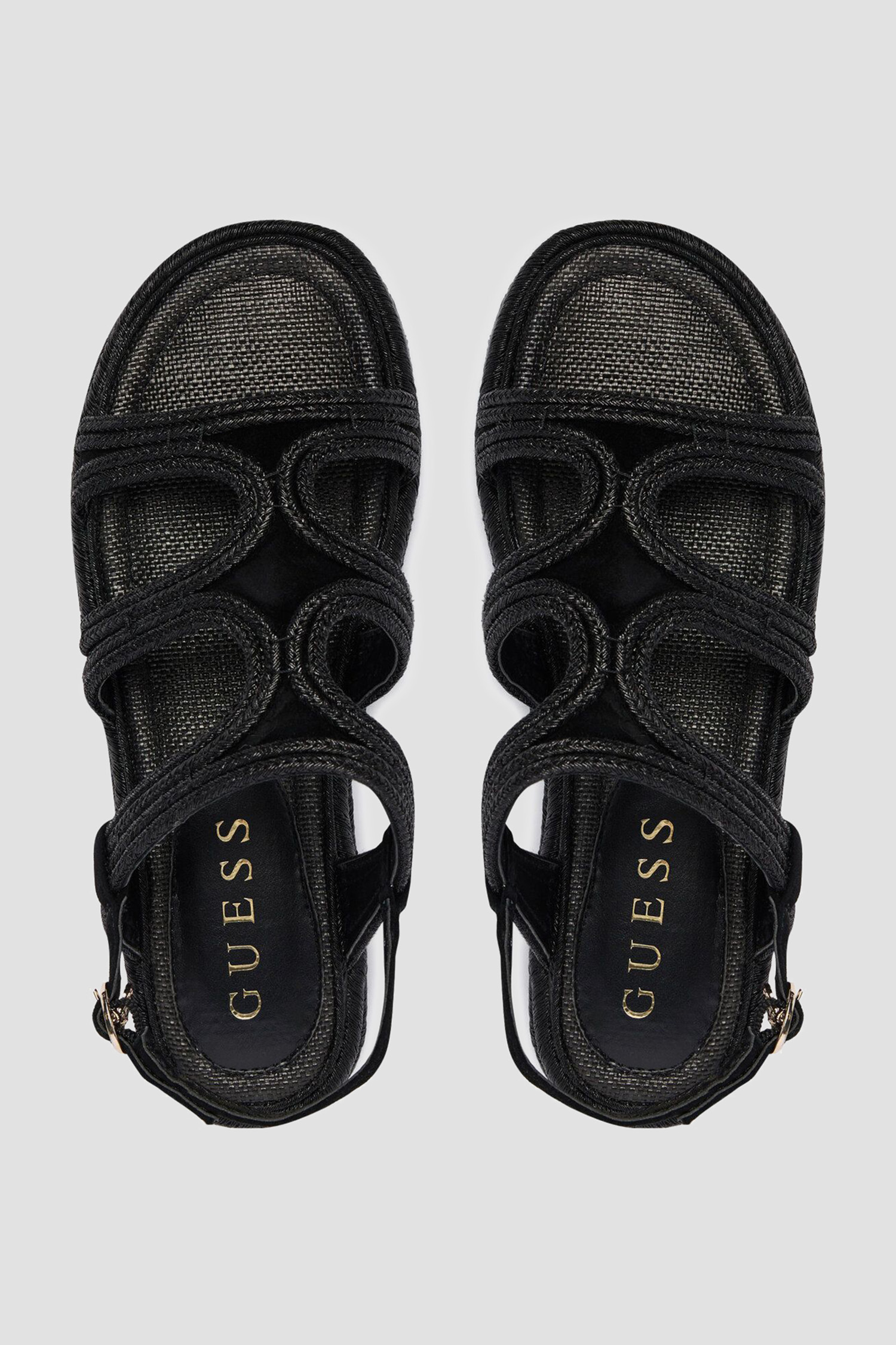 Жіночі чорні сандалі Guess FLJKLR.FAB03;BLACK