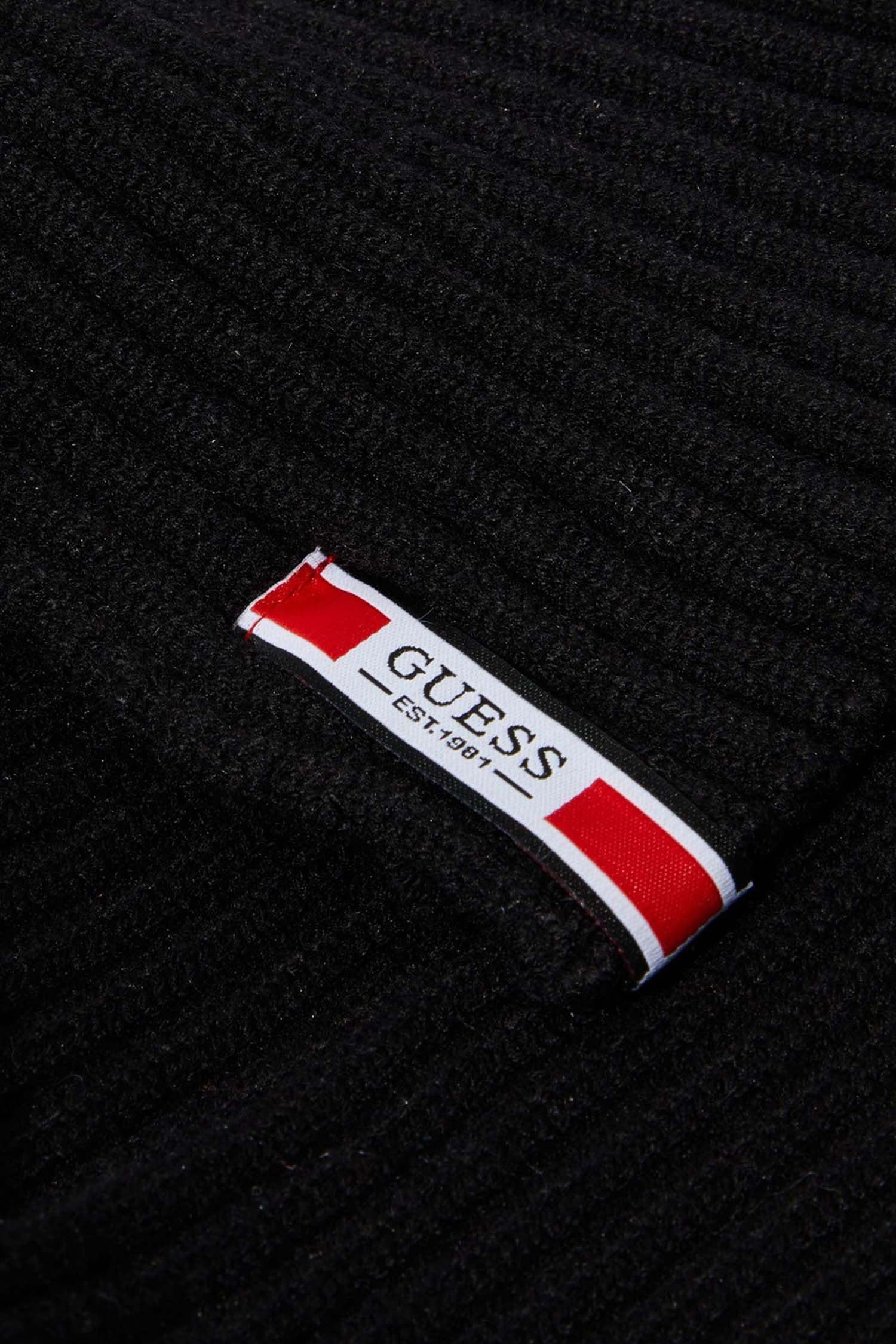 Мужской черный шарф Guess AM9451.VIS03;BLA