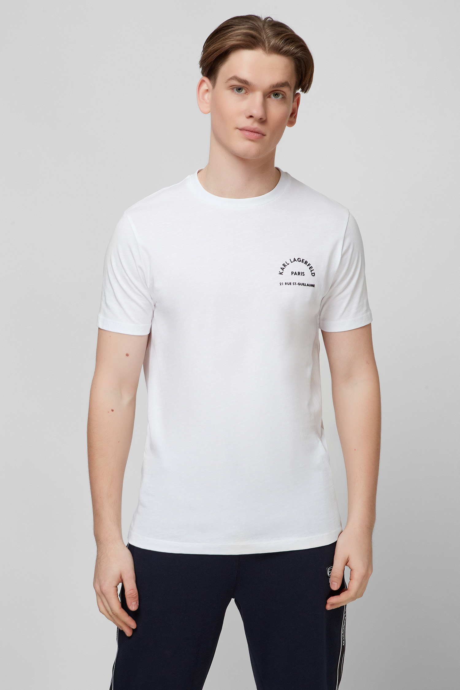 Біла футболка для хлопців Karl Lagerfeld 512224.755045;10