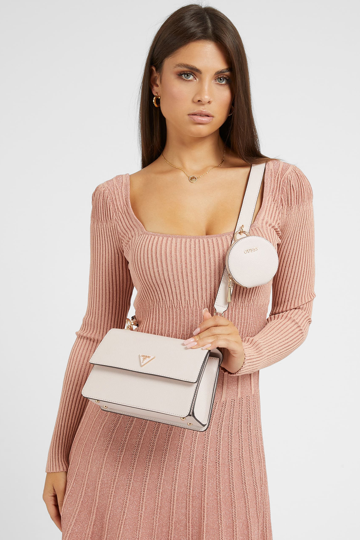 Женская пудровая сумка Guess HWEVG8.73719;LTR — Ultrashop