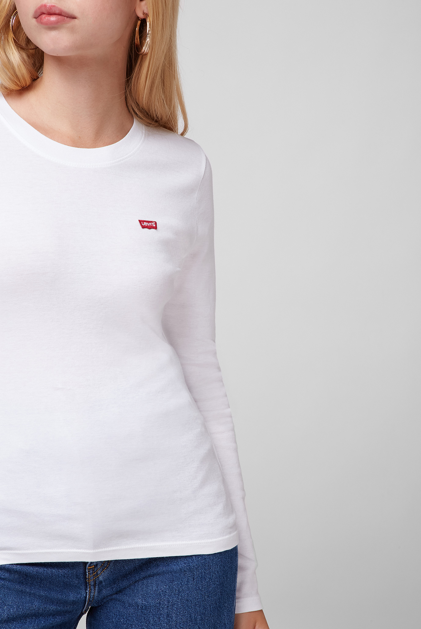 Женский белый лонгслив Levi’s® 69555;0000