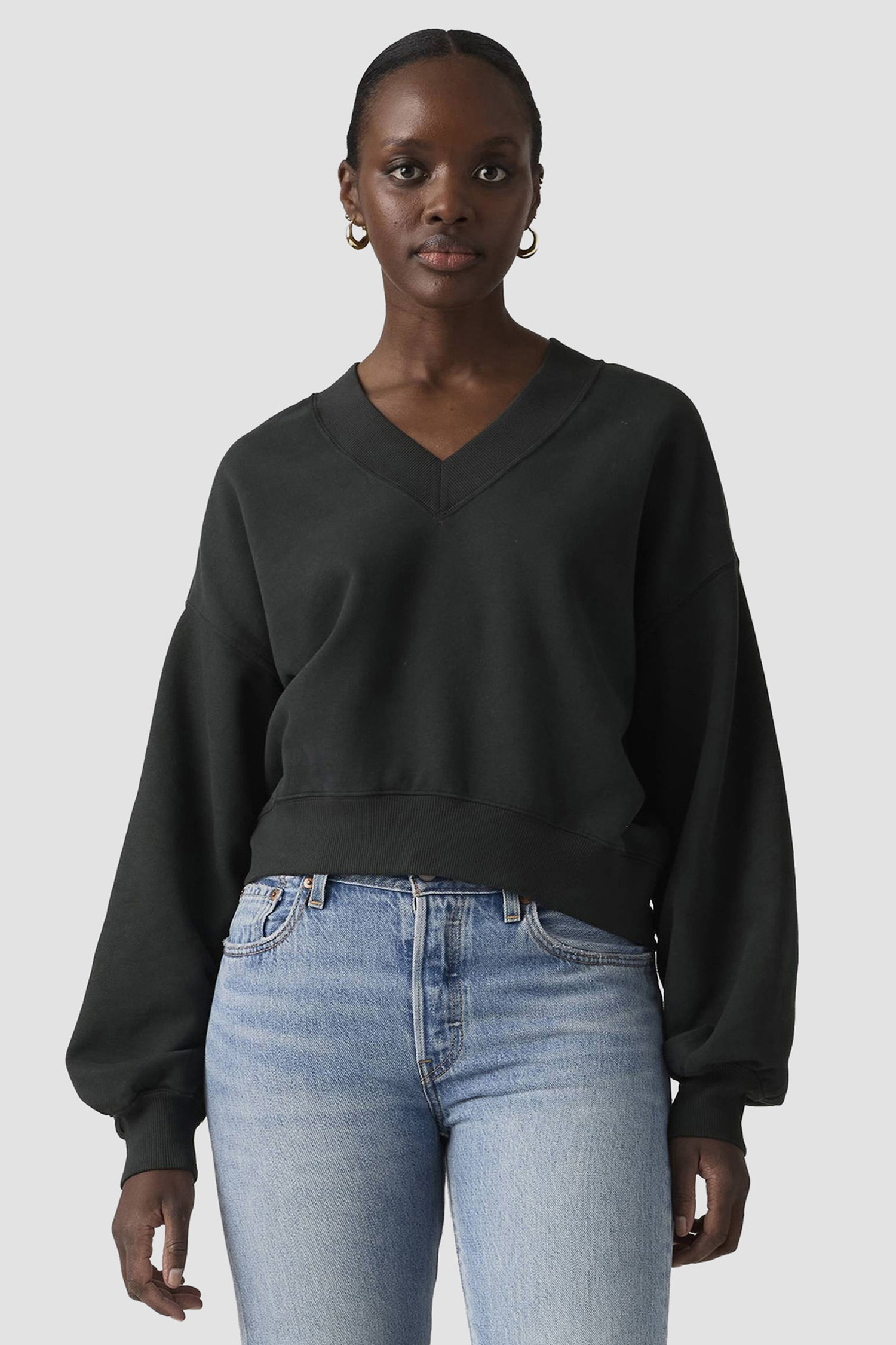 Женский черный свитшот Levi’s® 005IF;0006