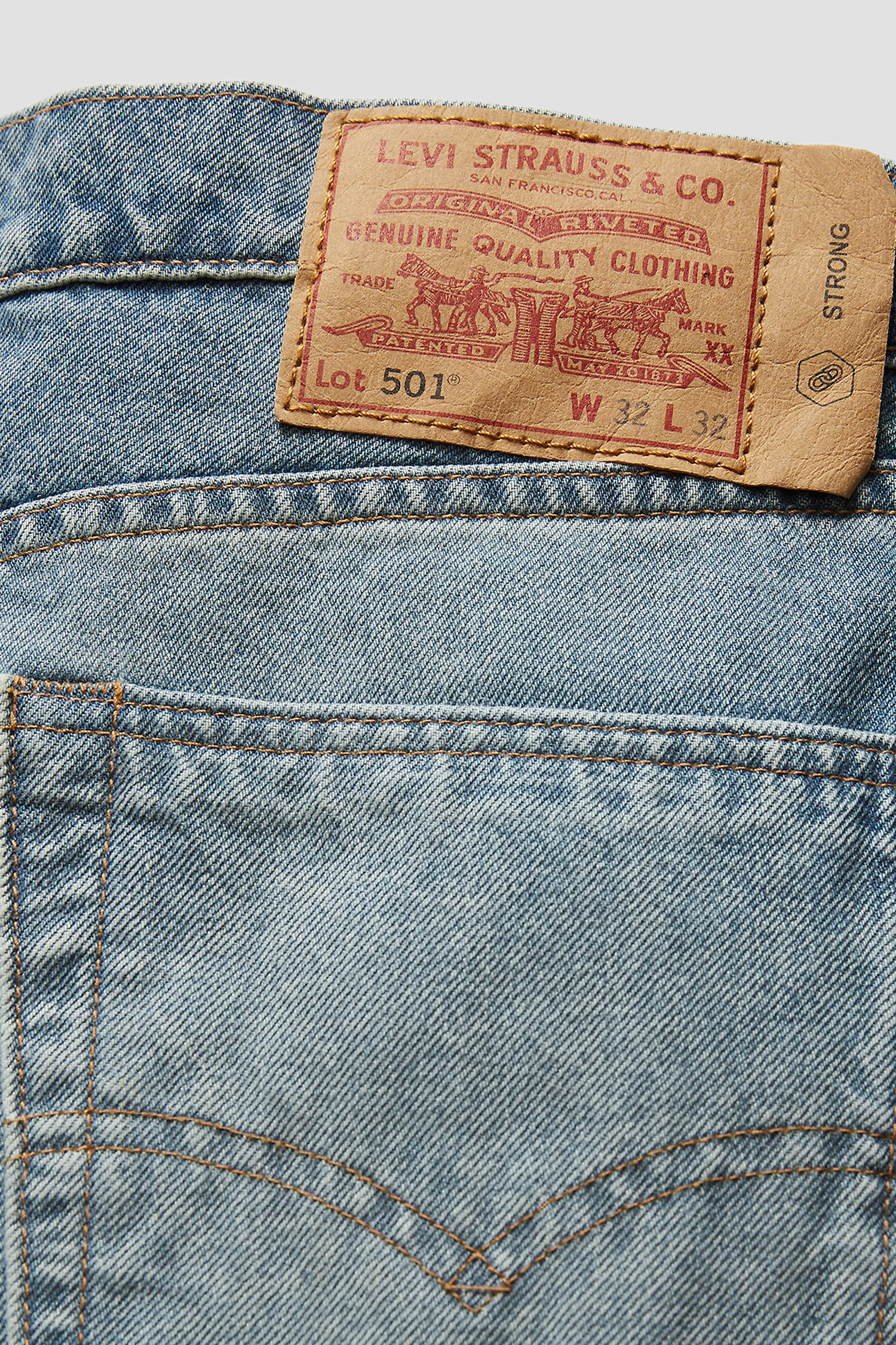 Мужские голубые джинсы 501® Straight Levi’s® 59692;0034
