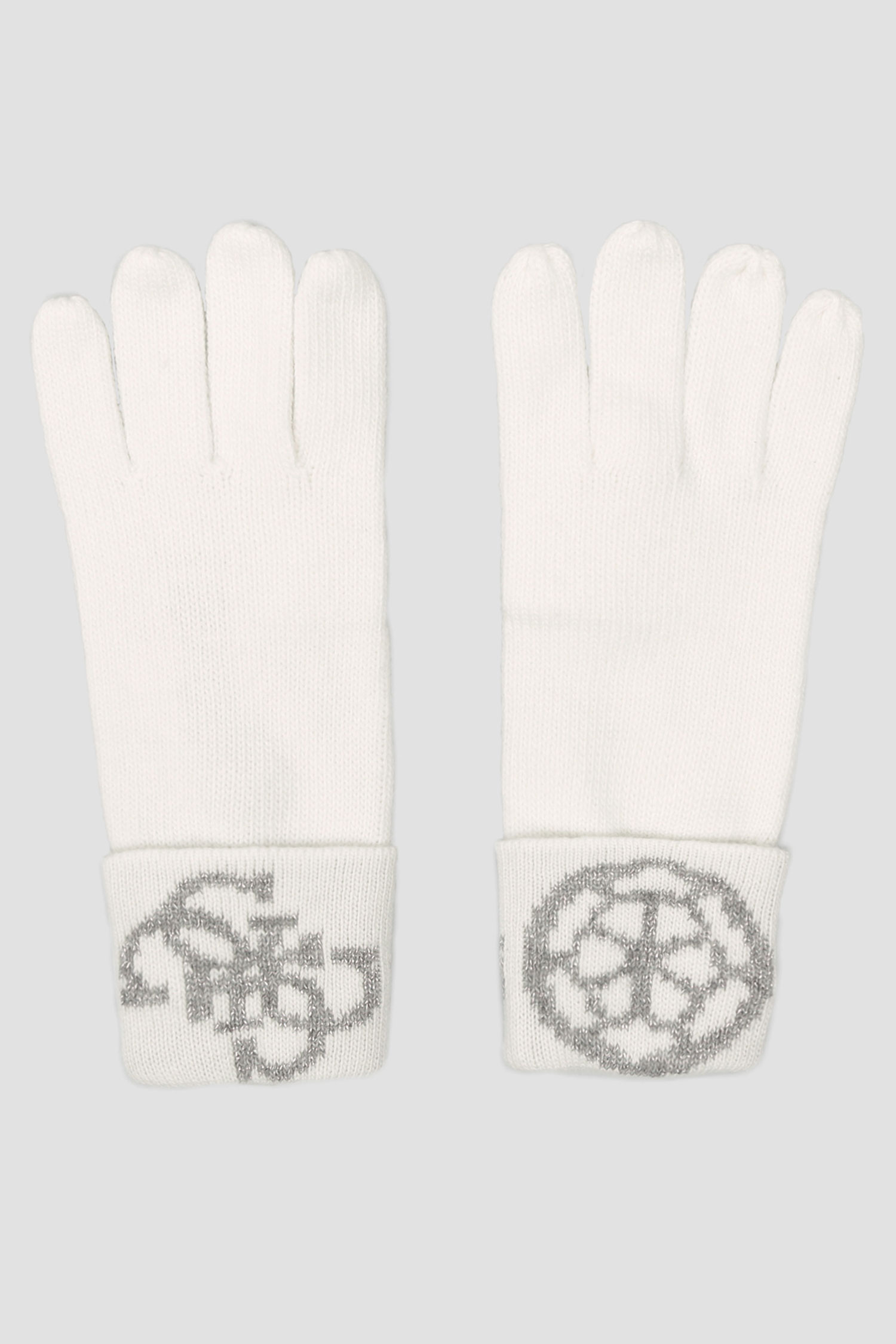 Женские белые перчатки Guess AW8725.WOL02;OFF