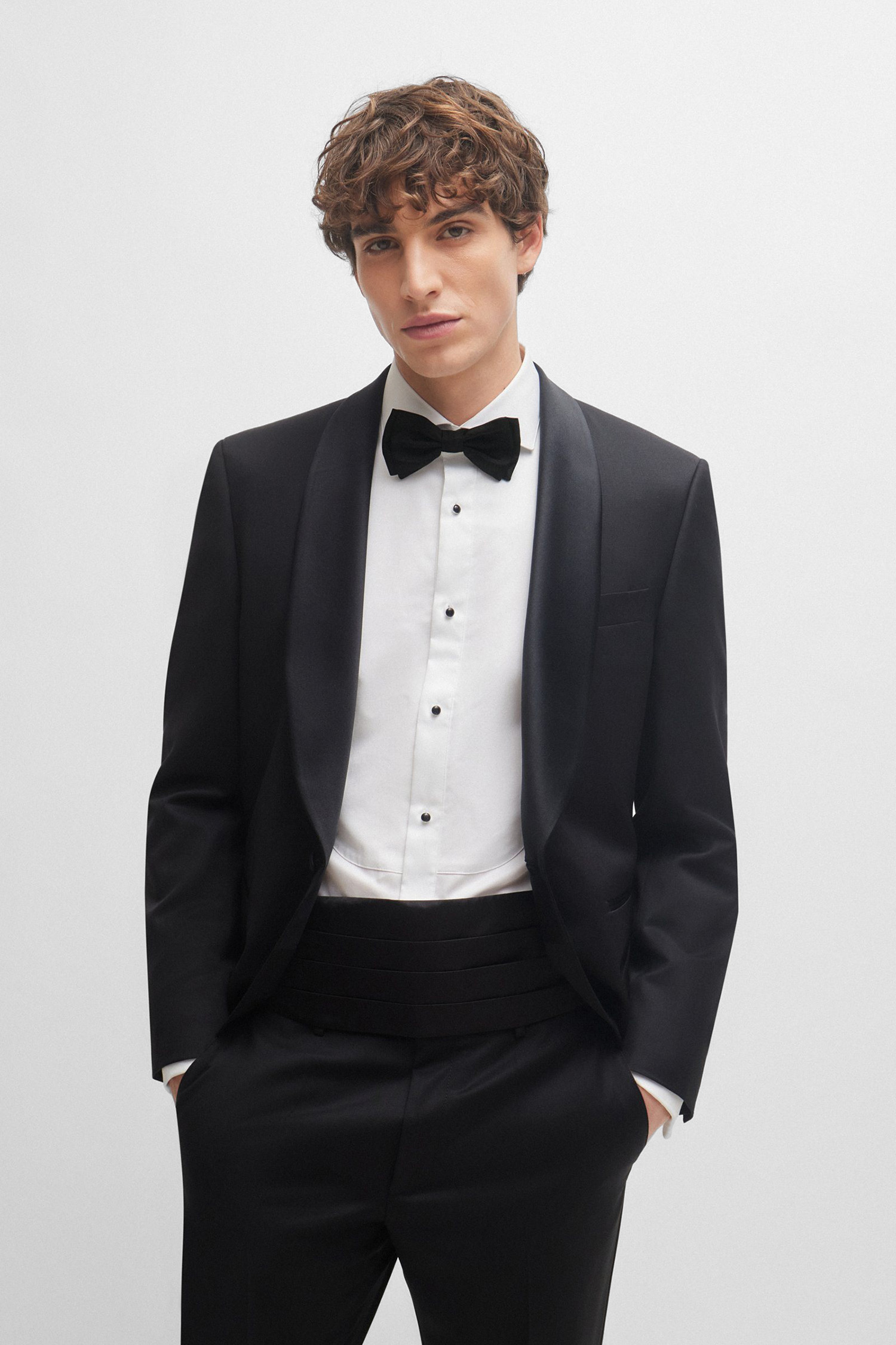 Чоловічий набір аксесуарів (метелик, камербанд) BOSS 50480282;001