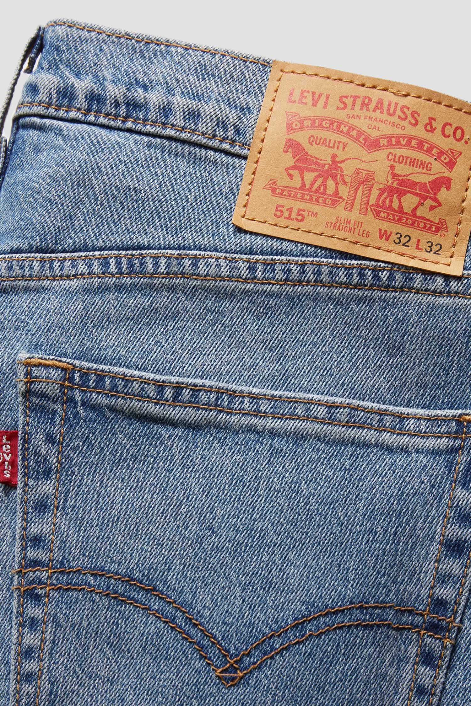 Мужские голубые джинсы 515® Slim Taper Levi’s® A7222;0002