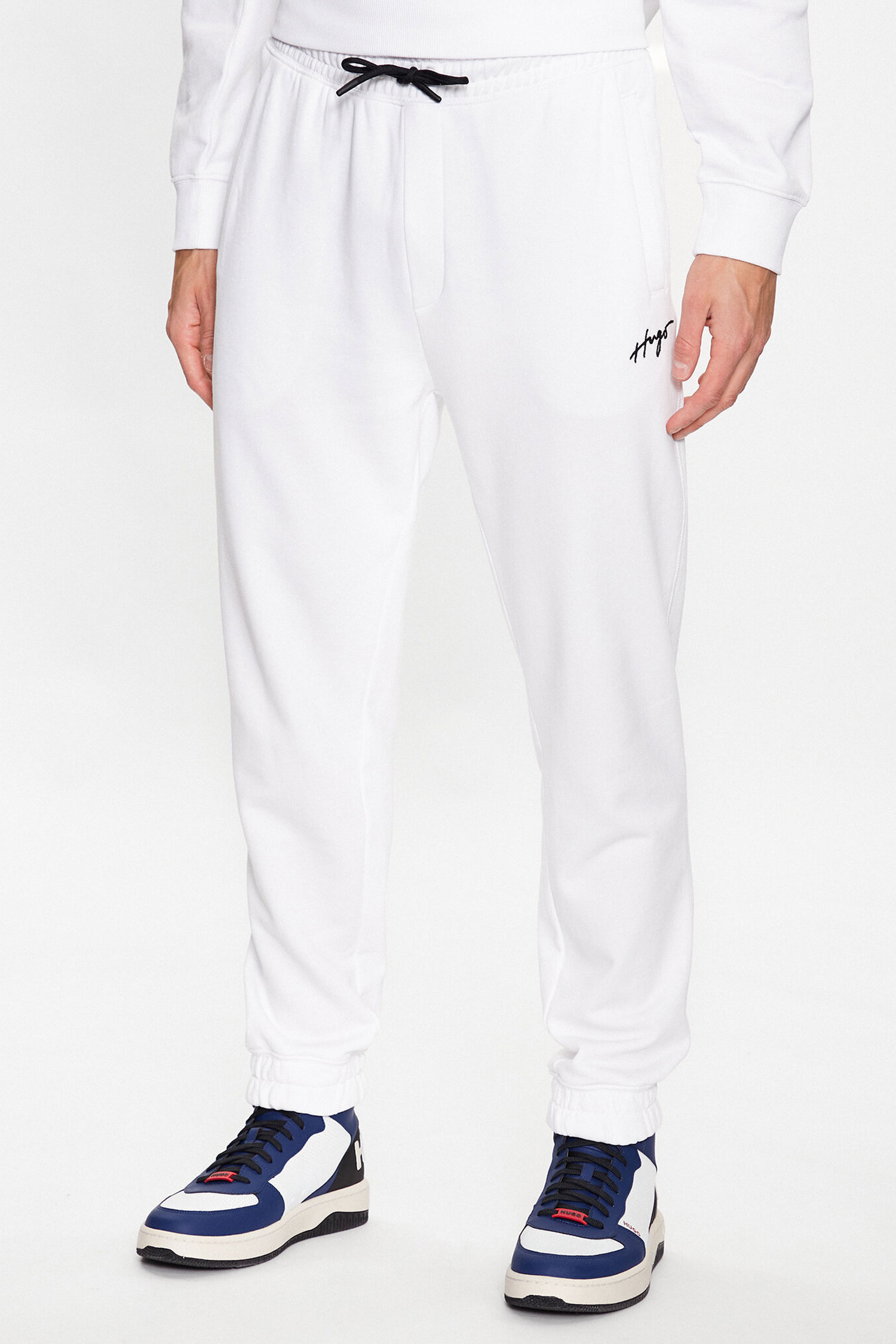 Мужские белые спортивные брюки HUGO 50486457;100