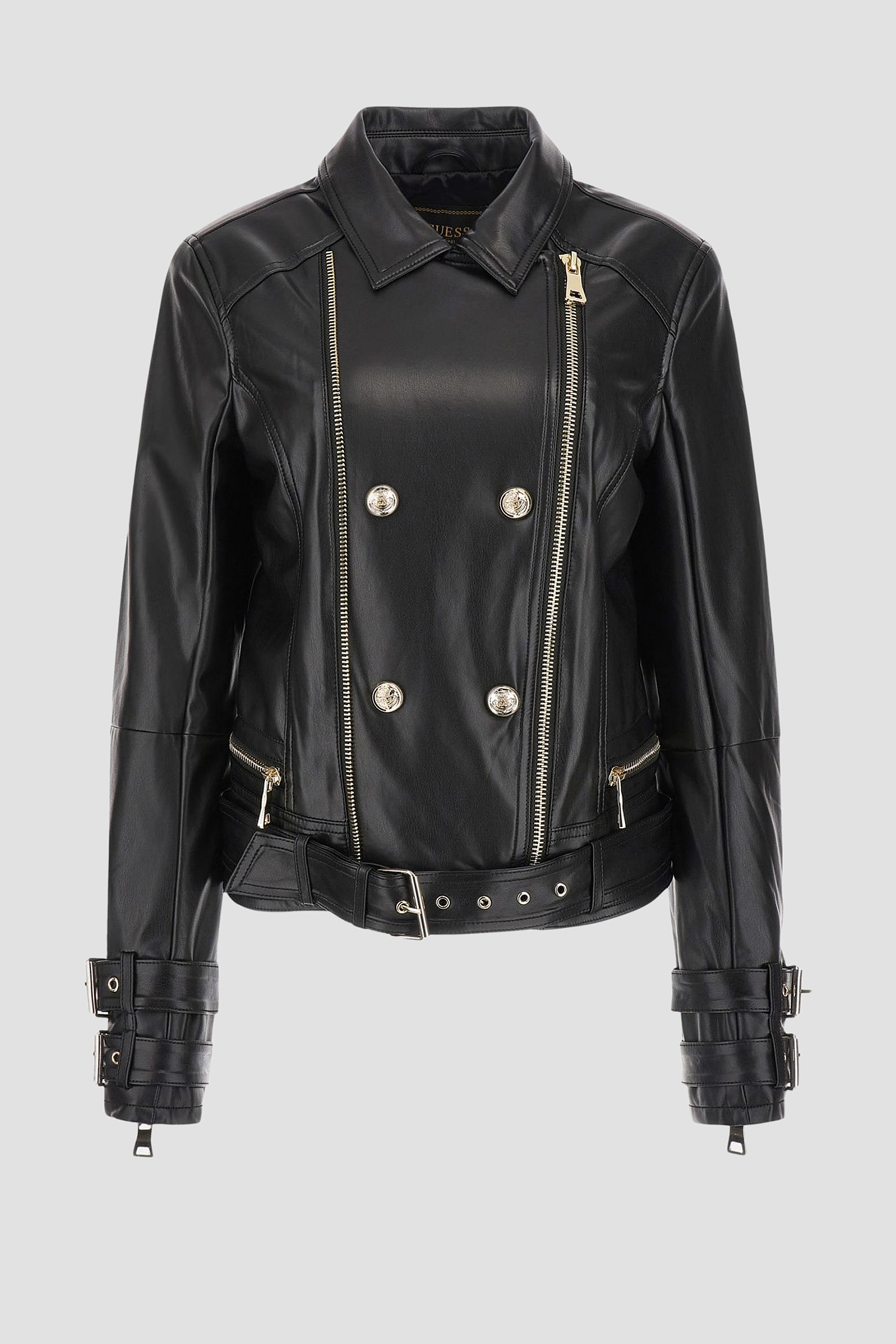 Женская черная косуха Guess W3BL93.K8S30;JTMU