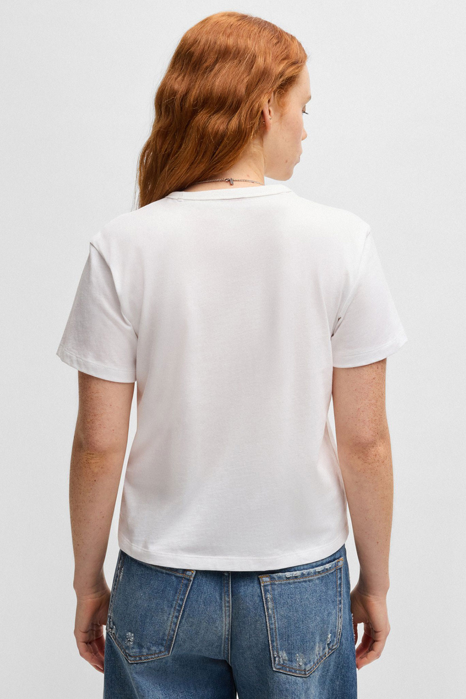 Женская белая футболка HUGO 50534246;100