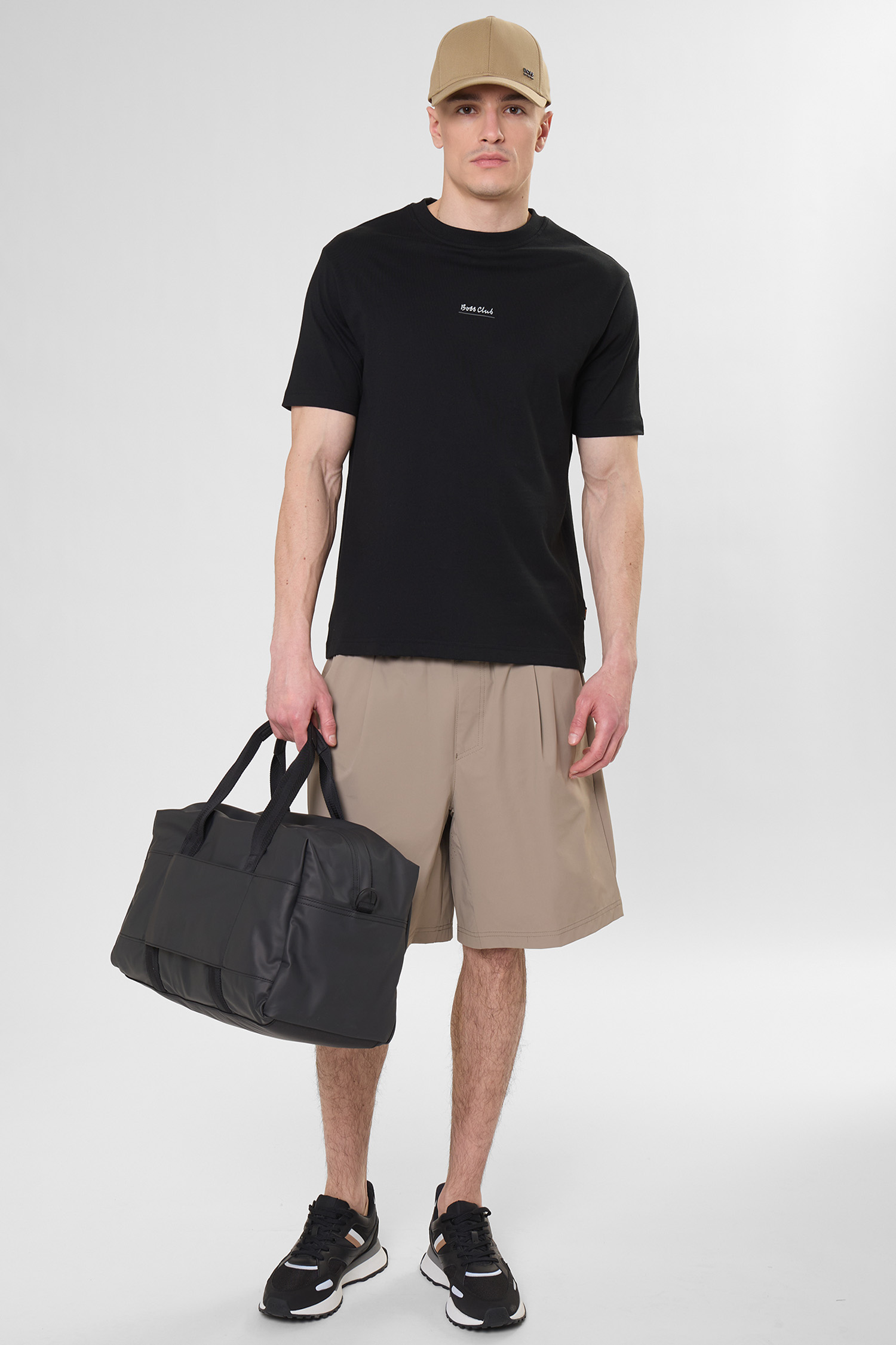 Чоловіча чорна футболка BOSS 50556033;001