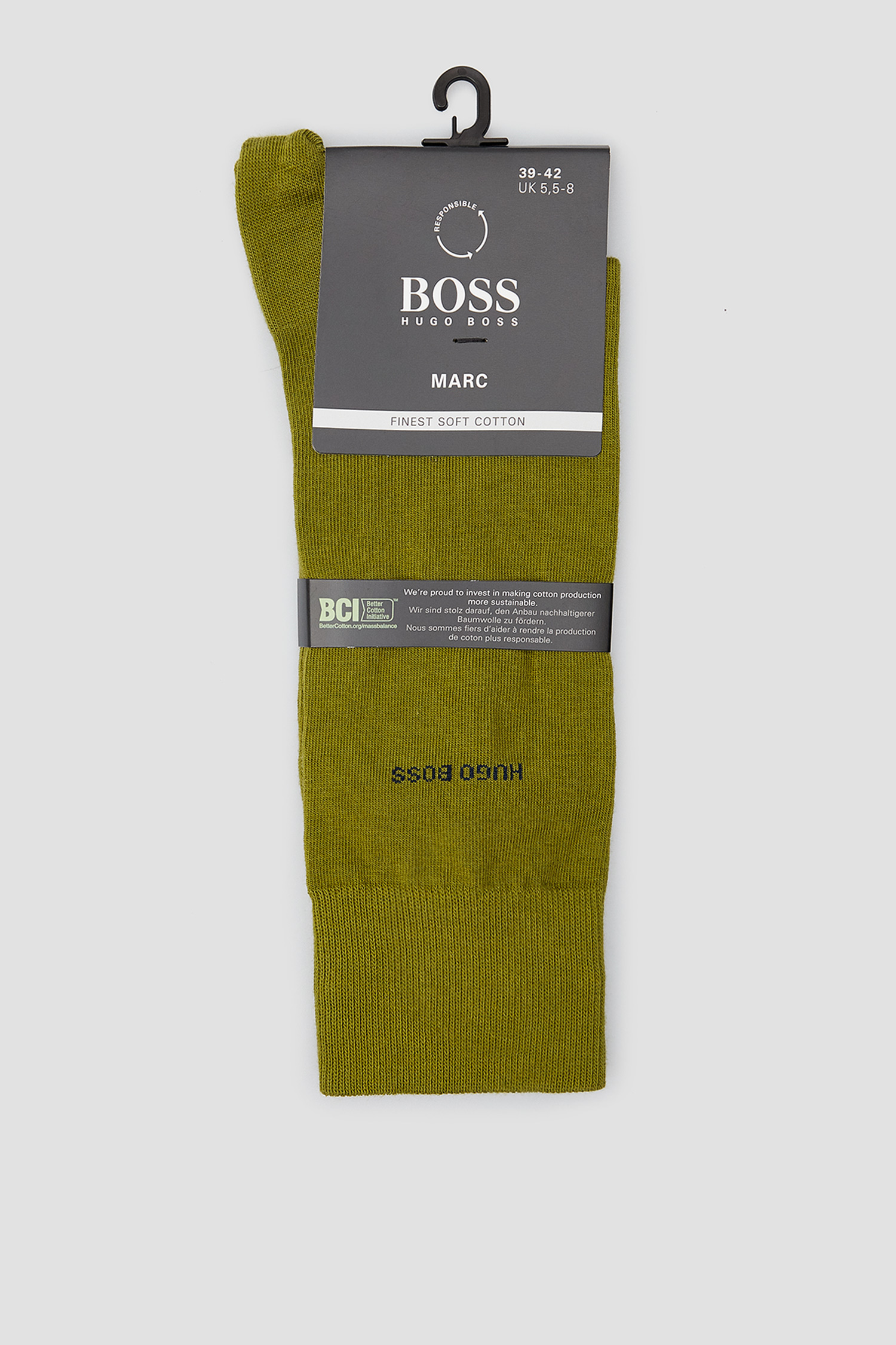 Мужские зеленые носки BOSS 50392506;328