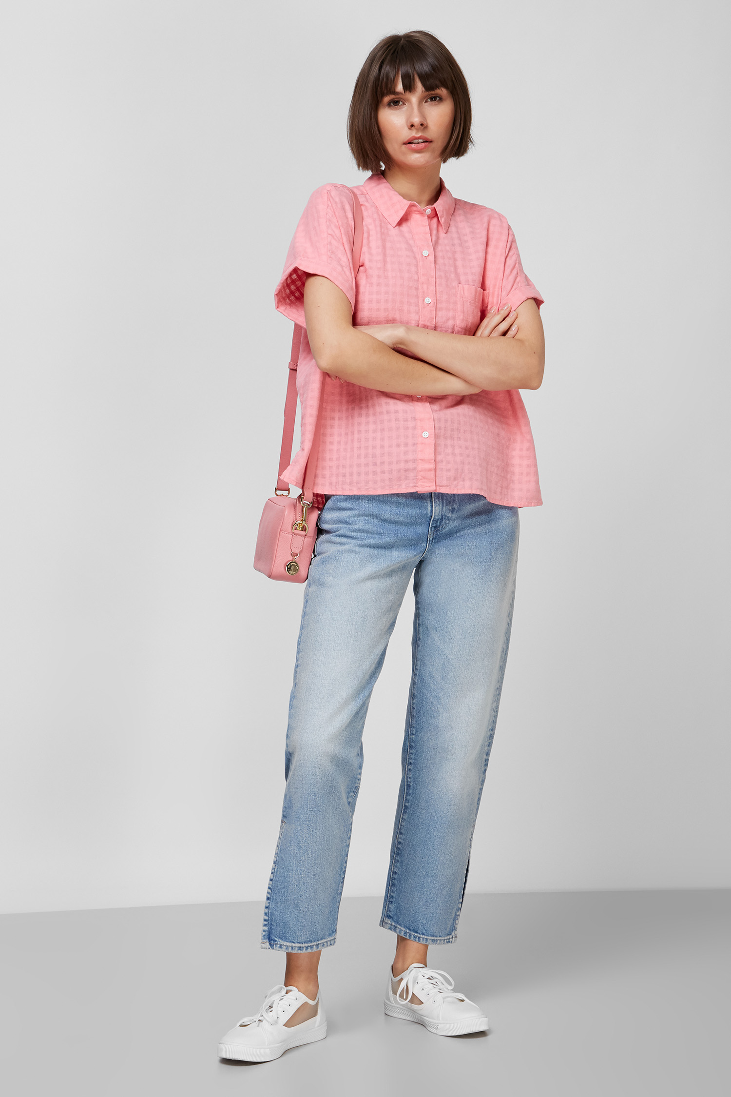 Женская розовая льняная рубашка Levi’s® 29460;0003