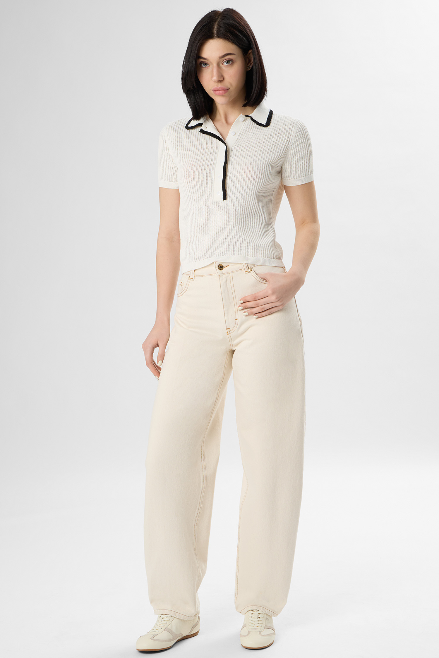 Женские белые джинсы HUGO 50561201;103