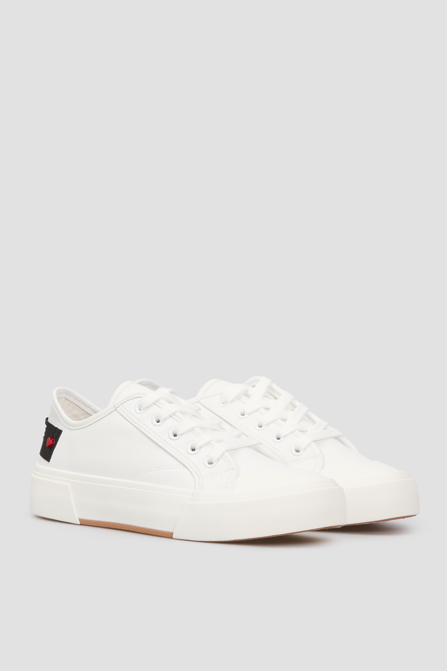 Жіночі білі шкіряні снікерси Moschino JA15012G1M.IA0;100