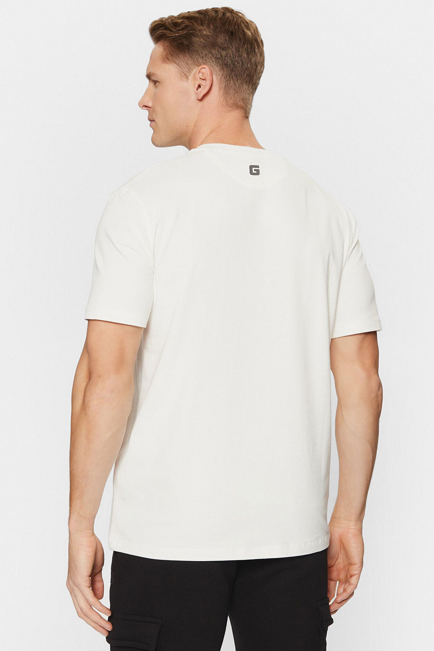 Мужская белая футболка Guess Z5RI12.J1314;G018