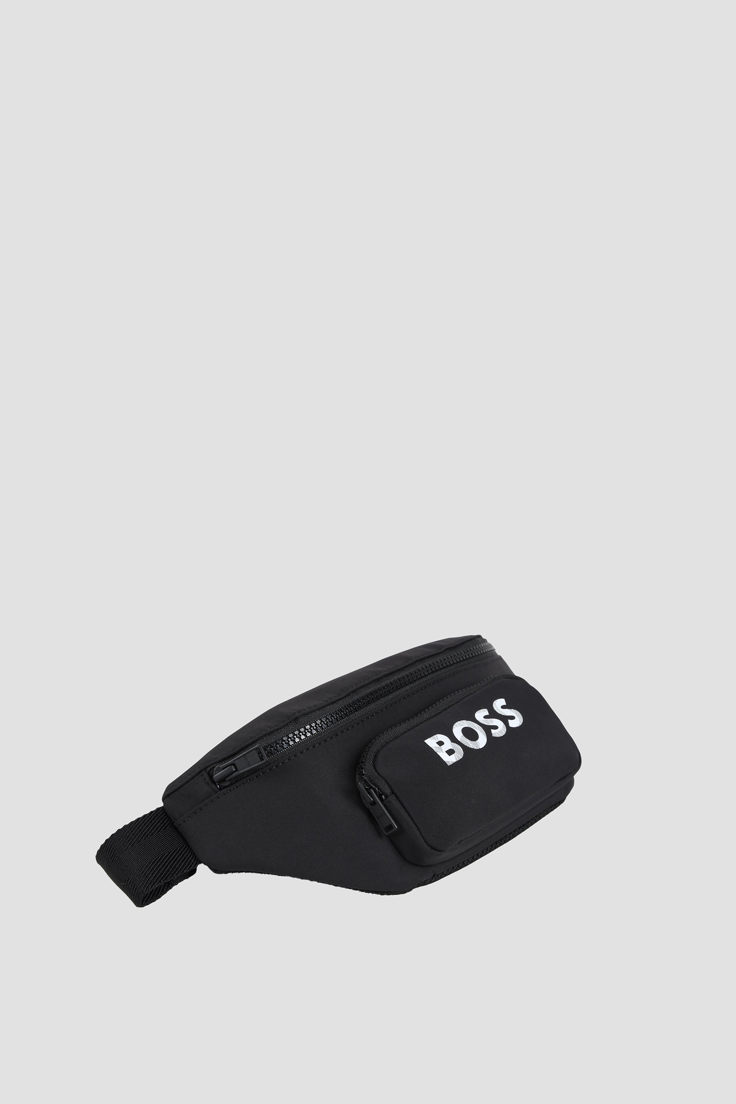 Детская черная поясная сумка BOSS kids J51594;09B