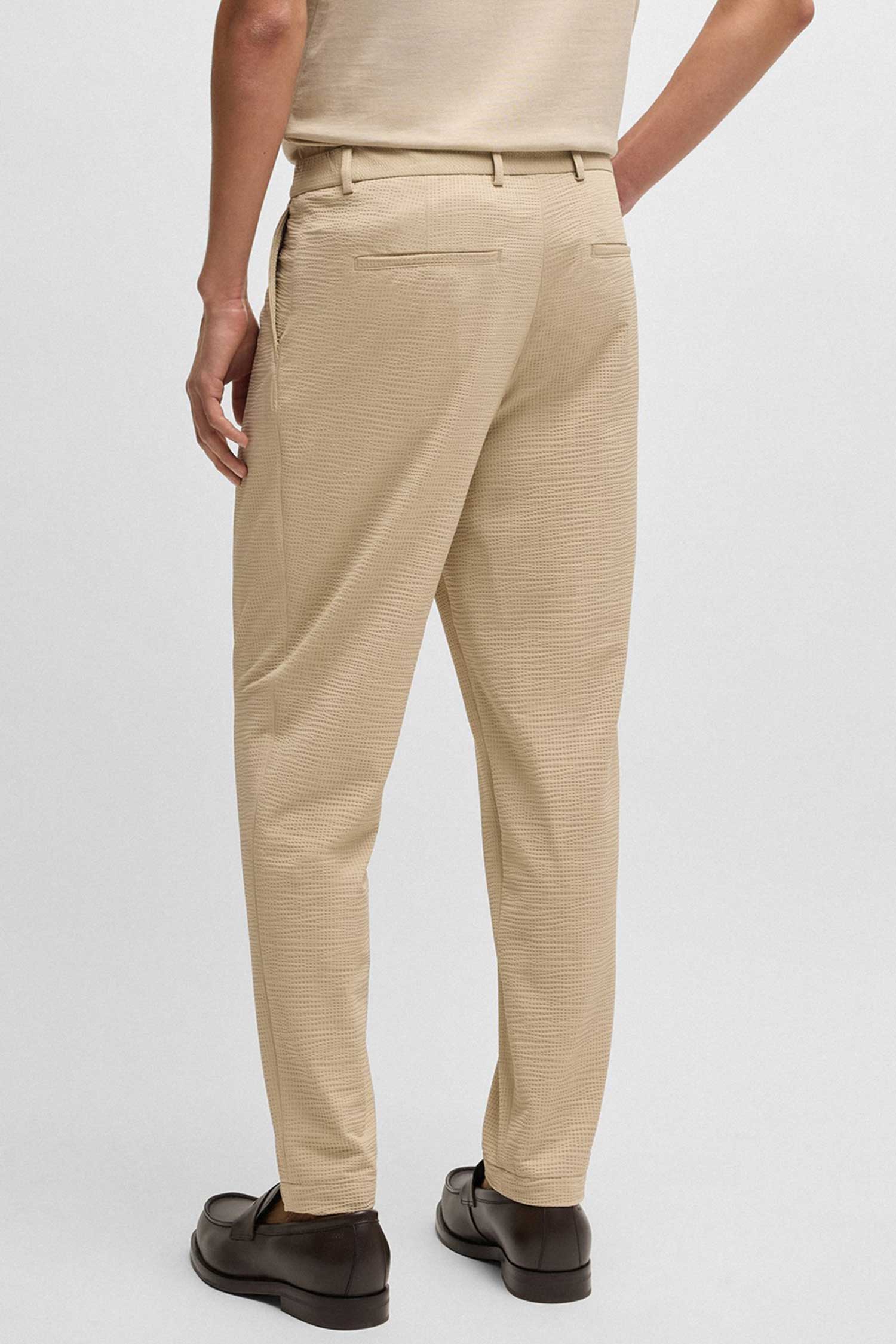 Мужские бежевые брюки BOSS 50540687;275