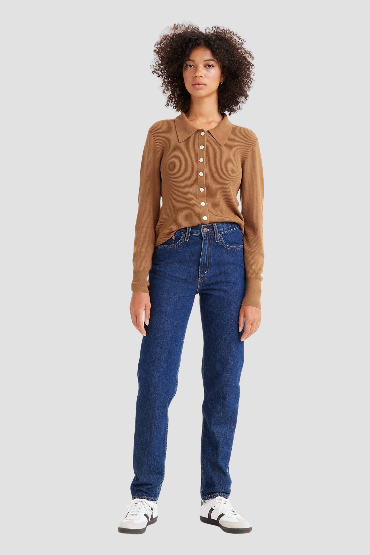 Жіночі темно-сині джинси 80S Mom Jeans Levi's® A3506;0008 — Ultrashop