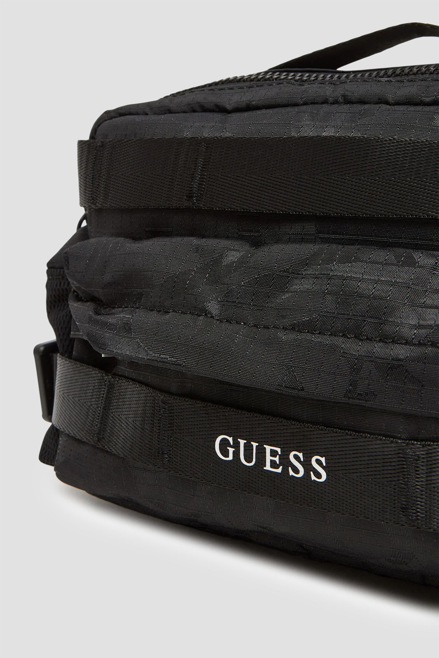 Чоловіча чорна поясна сумка Guess HMASNC.P5337;BLA