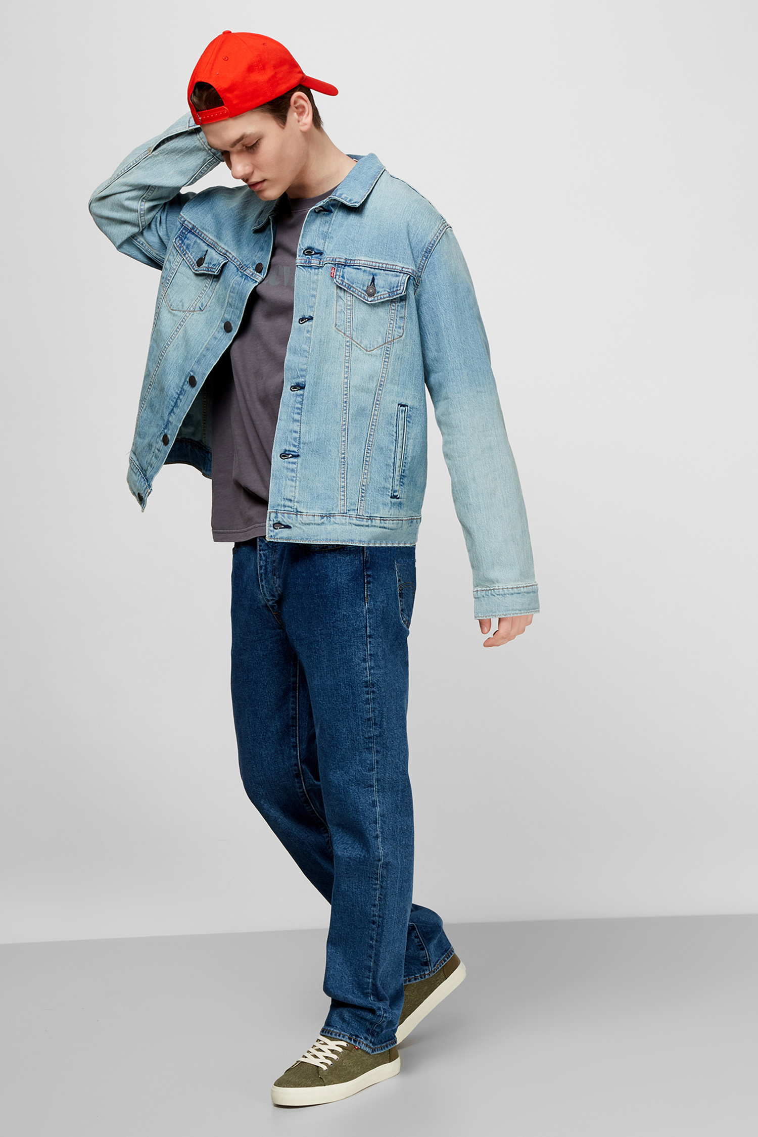 Голубая джинсовая куртка для парней Levi’s® 72334;0558