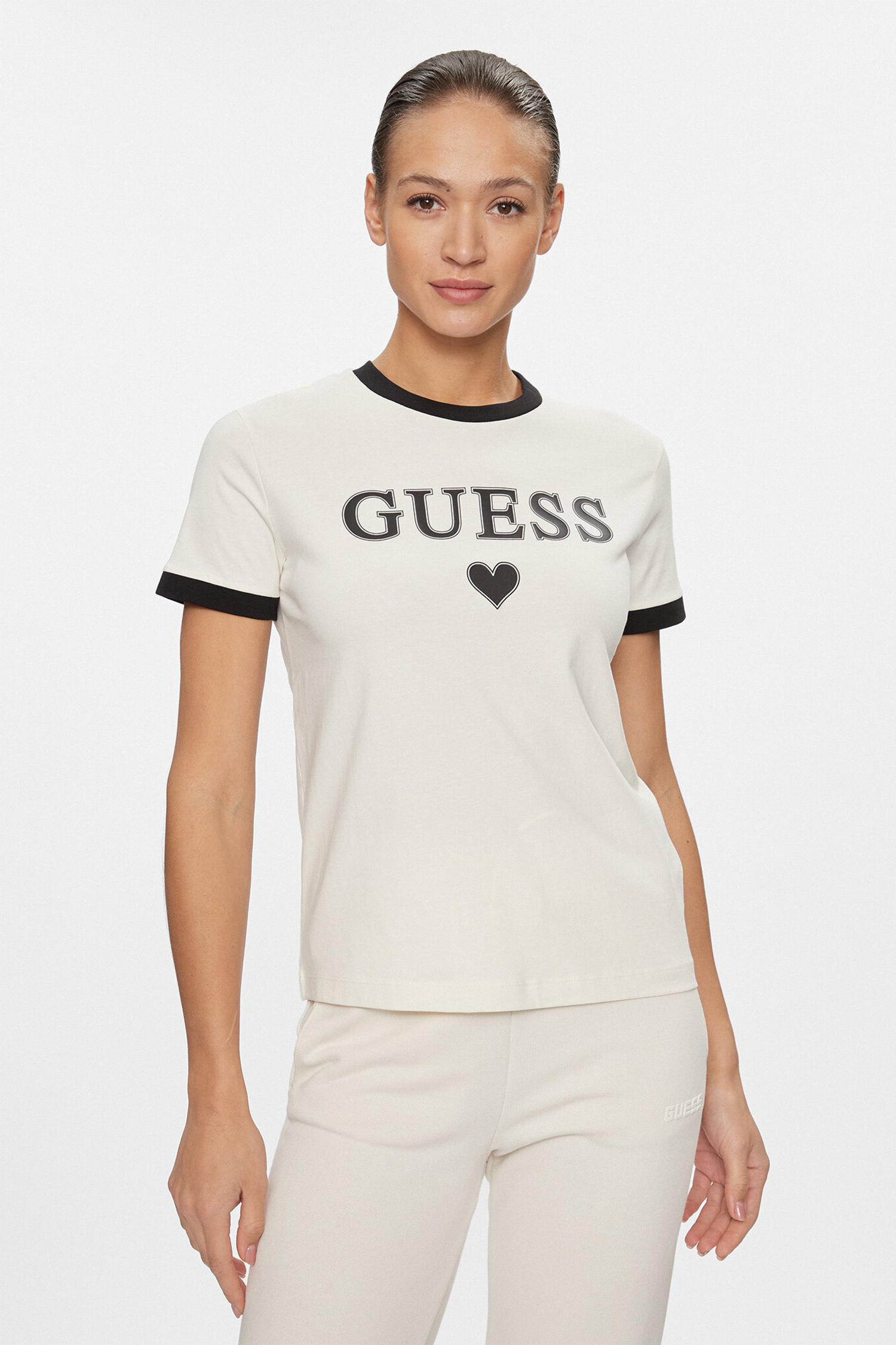 Женская белая футболка Guess V4RI04.K8FQ4;G015