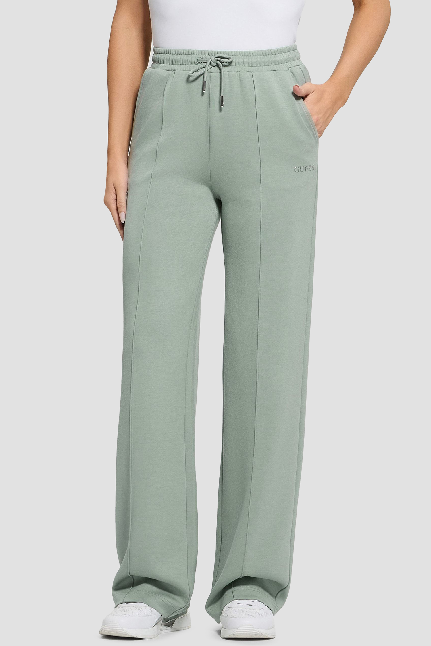 Женские зеленые спортивные брюки Guess V5RB19.KCOB2;G8CW