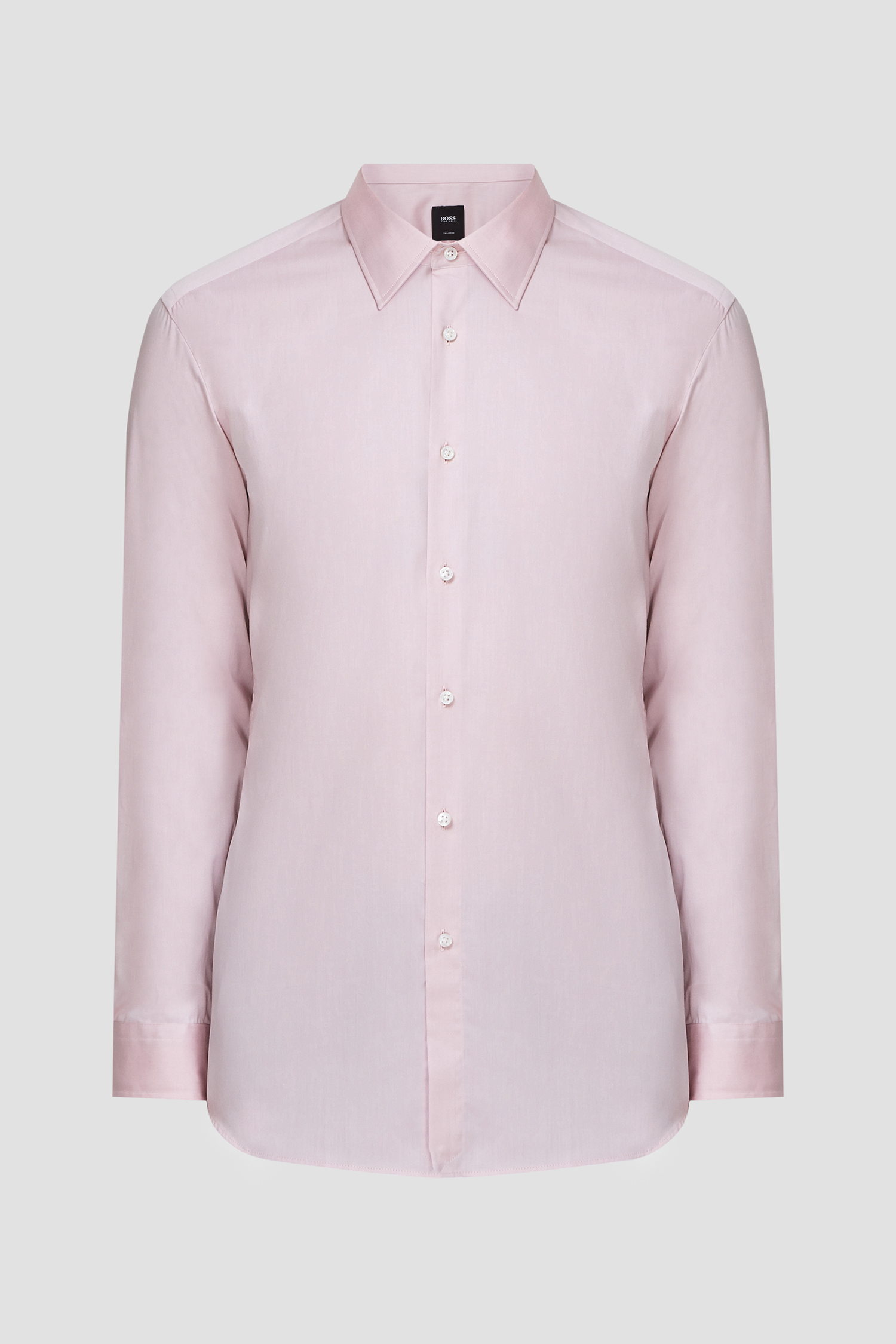 Мужская розовая рубашка Slim Fit BOSS 50433406;660