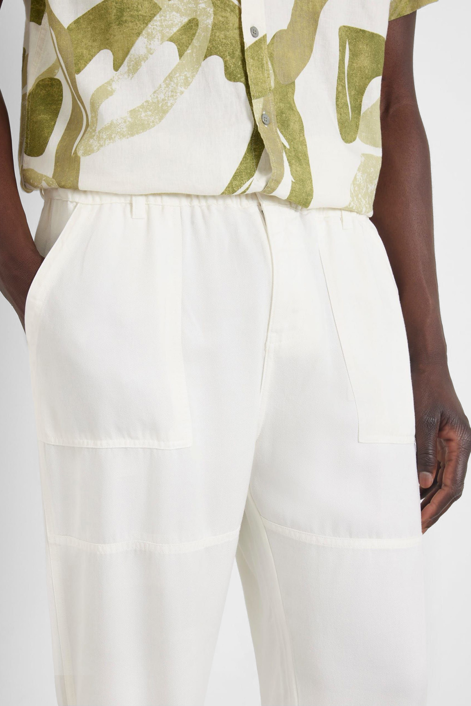 Мужские белые брюки Guess M4GB21.WDX72;PWMU