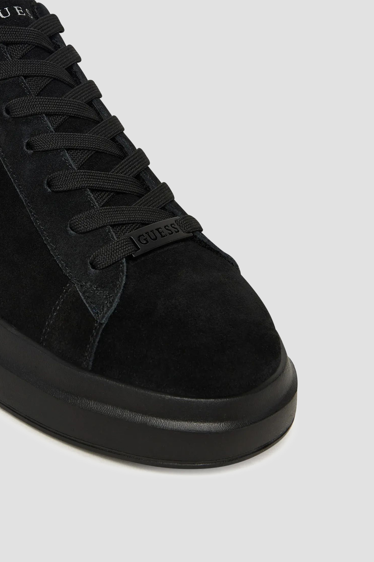 Мужские черные замшевые сникерсы Guess FMFBAN.LEP12;BLACK