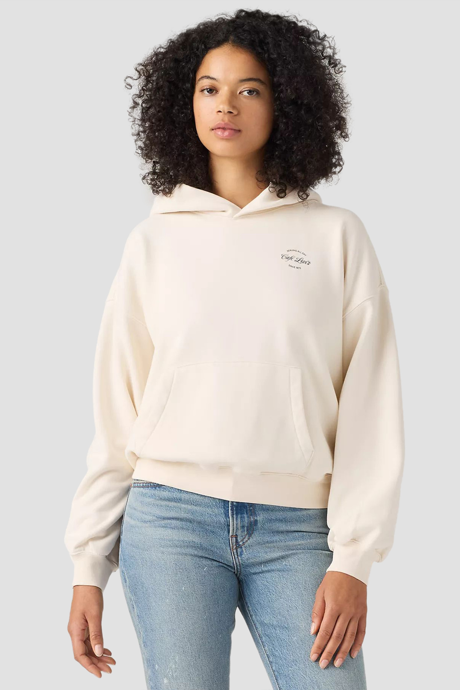 Женское белое худи Levi’s® 008A3;0001